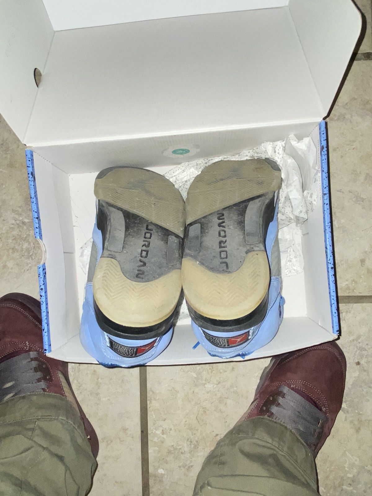 Nike Icy blue unc Jordan 1 size 8 Size US 8 / EU 41 - 3 Thumbnail