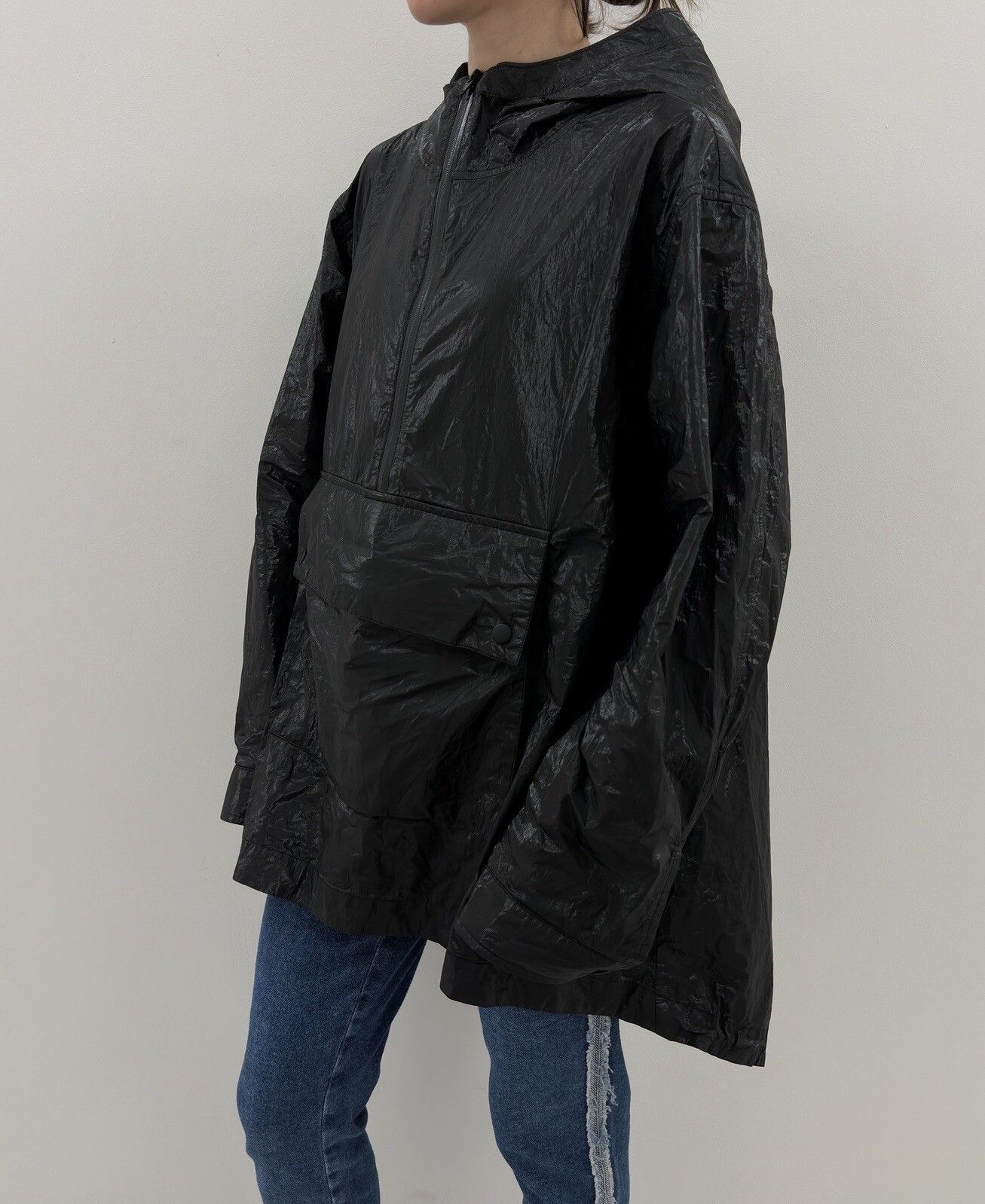 T by Alexander Wang T Alexander Wang Rain Anorak Jacket Black Size 4 Size L / US 10 / IT 46 - 2 Thumbnail