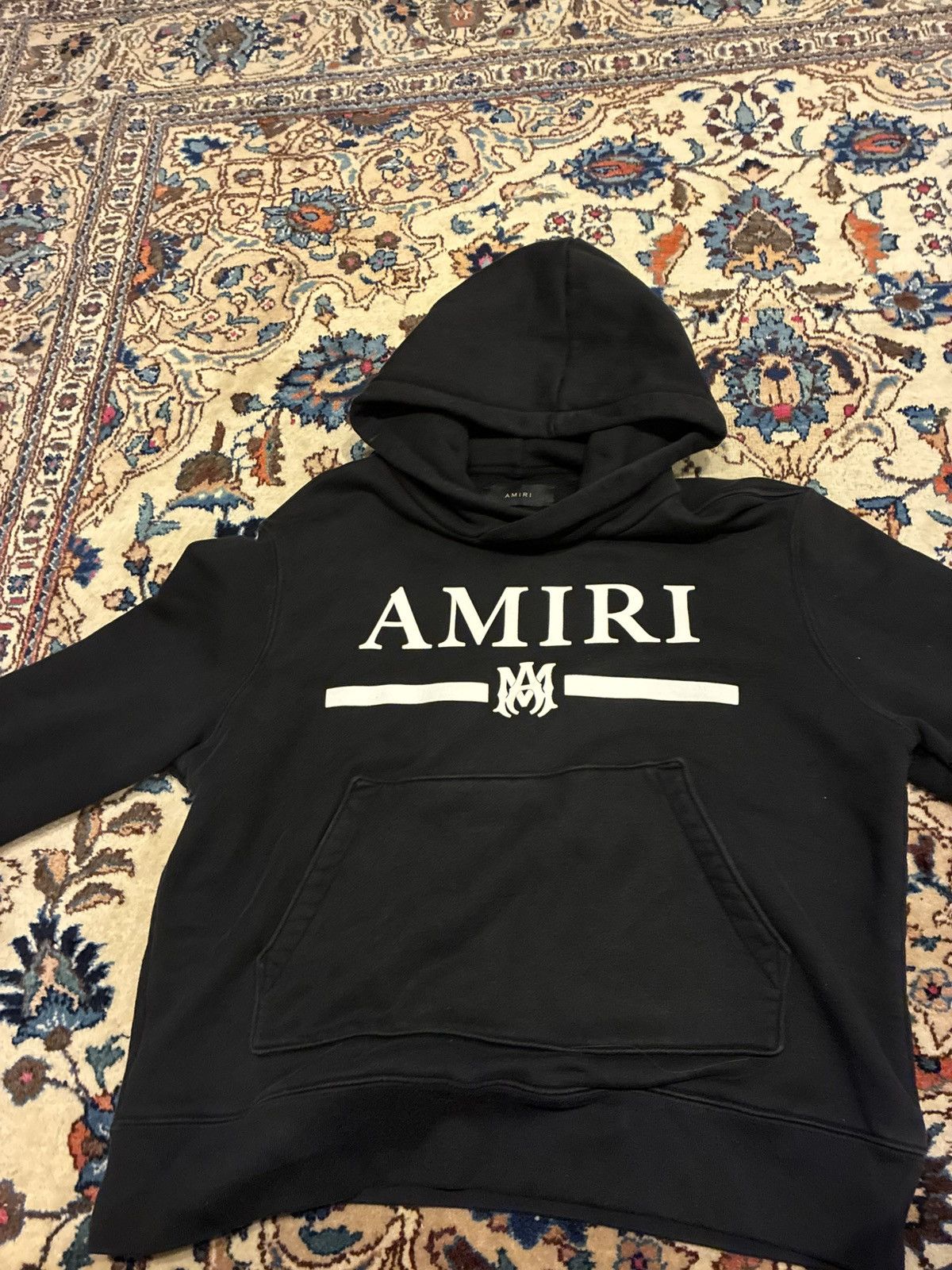 Amiri AMIRI M.A. Bar logo-print hoodie Size US M / EU 48-50 / 2 - 1 Thumbnail