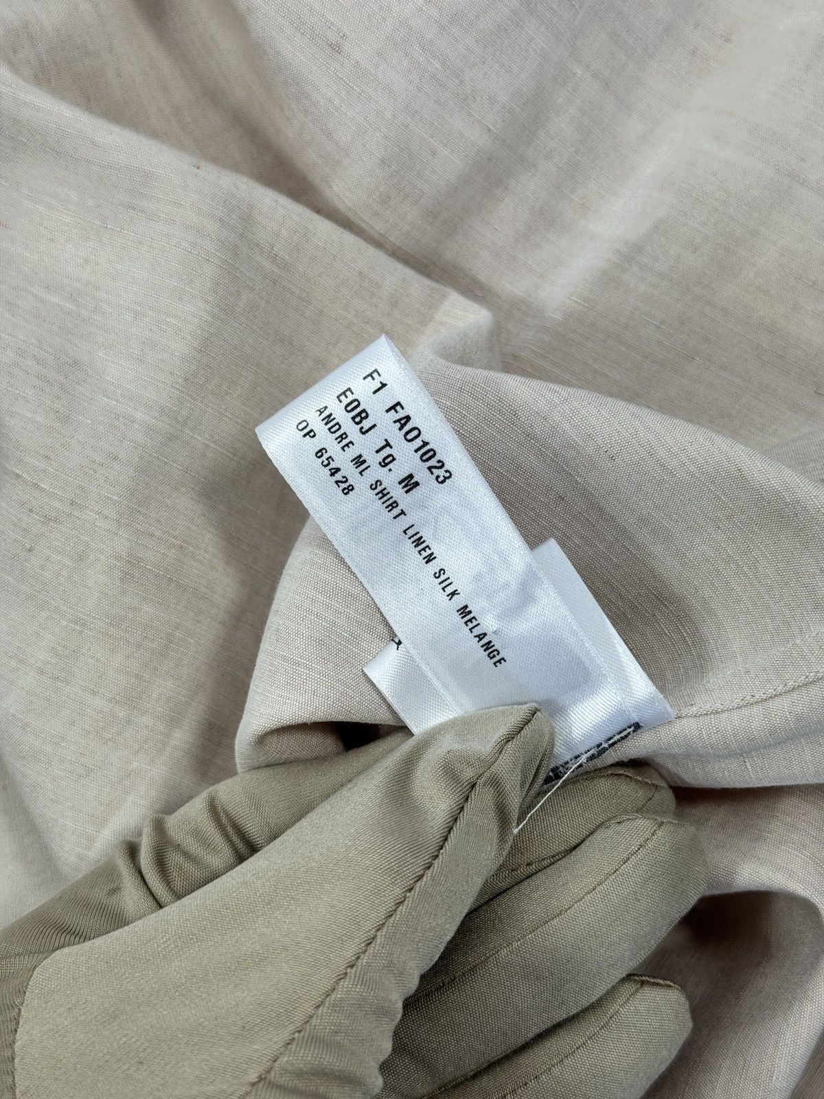 Loro Piana ANDRE LINEN SILK SHIRT Size US M / EU 48-50 / 2 - 5 Thumbnail