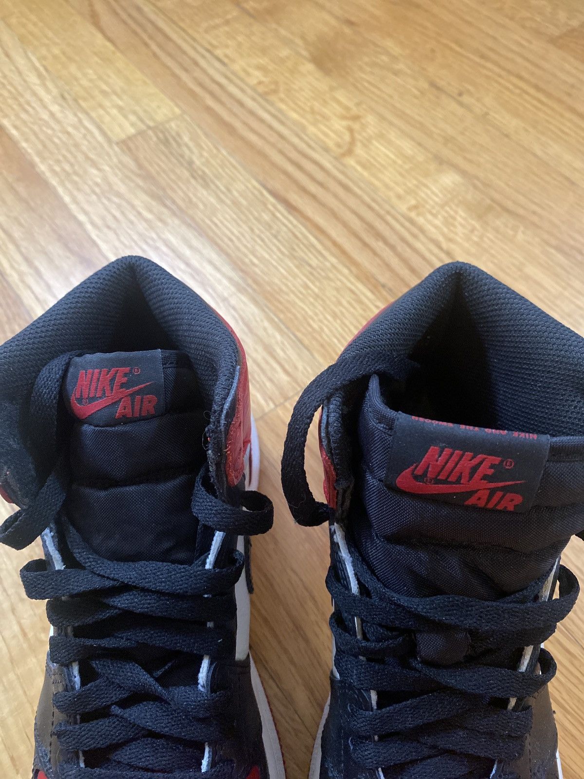 Jordan Brand × Nike Air Jordan 1 Bred Toe Size US 5.5 / EU 38 - 9 Thumbnail
