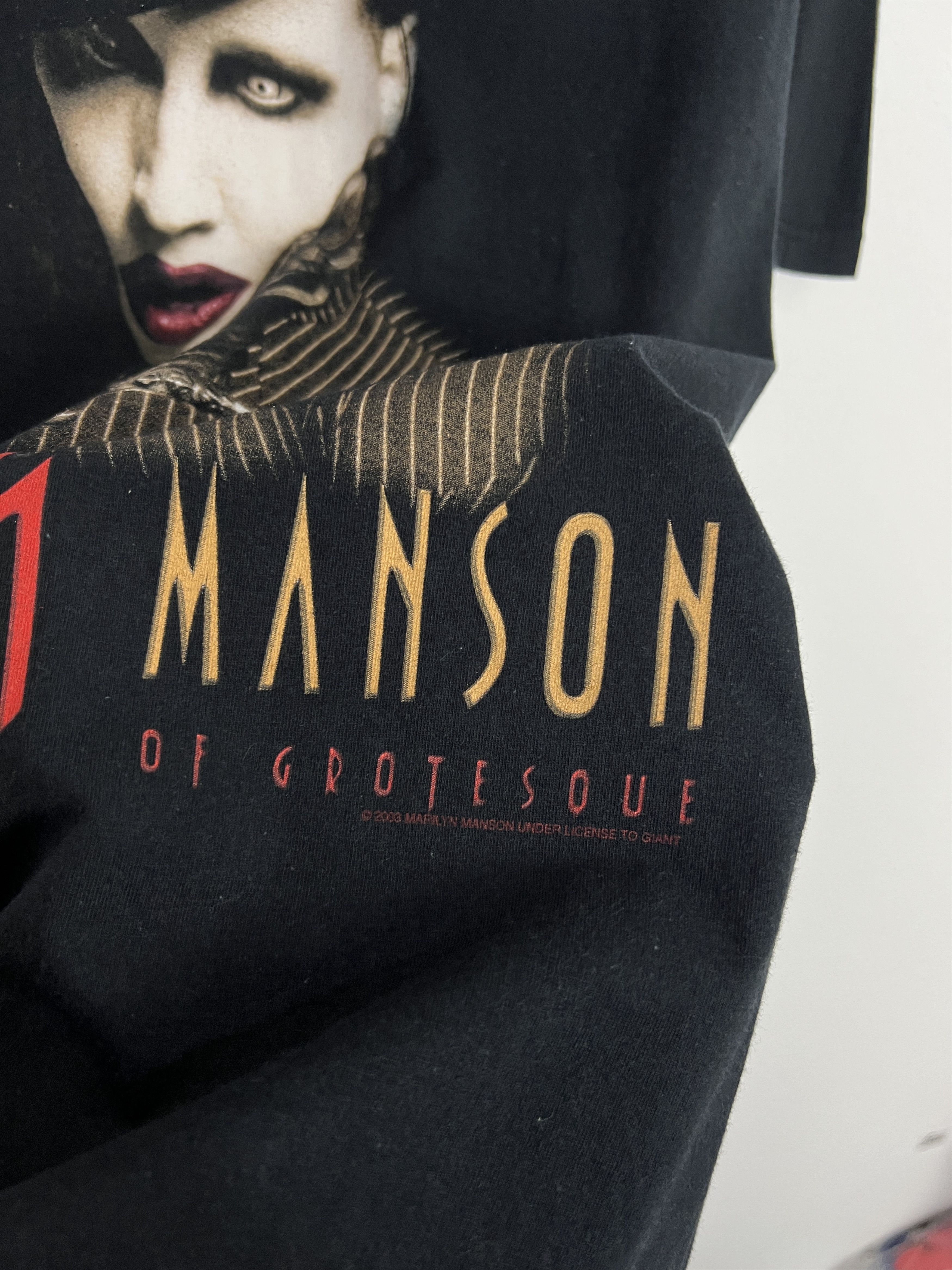 Vintage Vintage Marilyn Manson The Golden Age Of Grotesque Tee Shirt Size US M / EU 48-50 / 2 - 5 Thumbnail