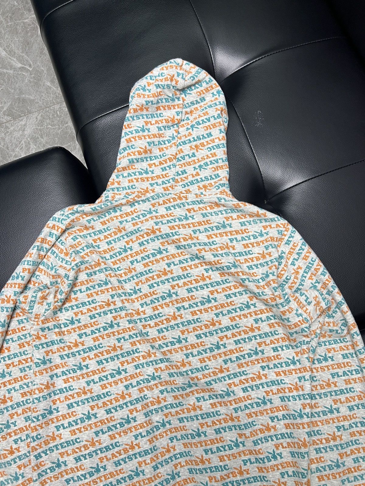 Hysteric Glamour Hysteric Glamour by Playboi All Over Logo Zip Hoodie Size US M / EU 48-50 / 2 - 6 Thumbnail
