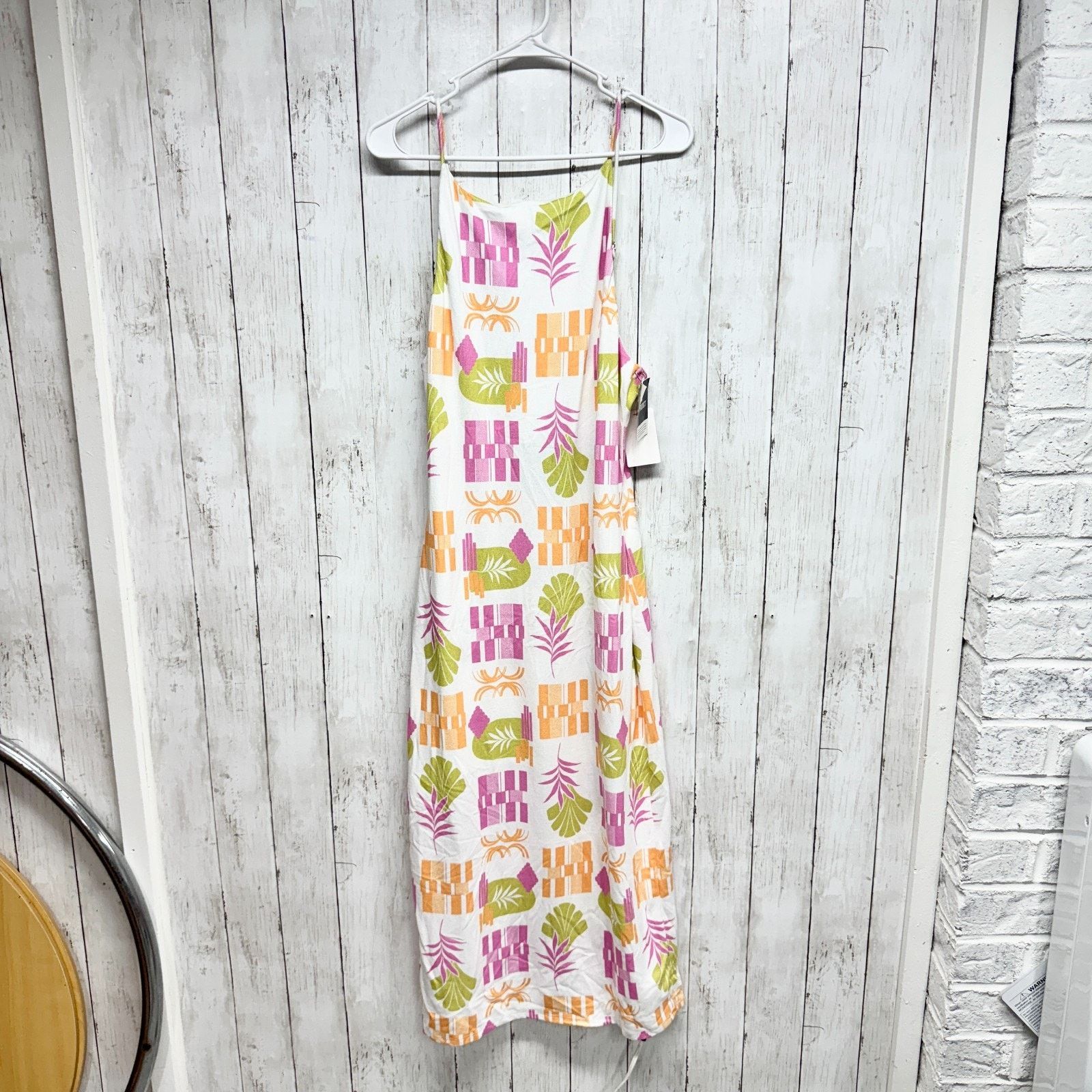 Other New Le Lis Dress Size Large Tropical Spaghetti Strap Maxi Size L / US 10 / IT 46 - 2 Thumbnail