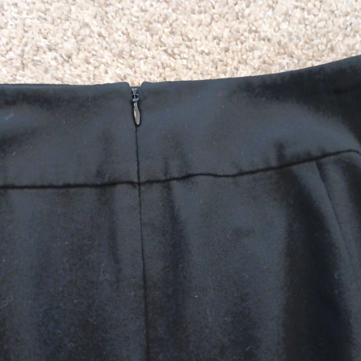 Talbots Talbots Skirt Women Regular Size 6 Black Knee Length Pencil Zipper Pockets Straight Slit Lined Vintage No Size 28" / US 6 / IT 42 - 7 Thumbnail