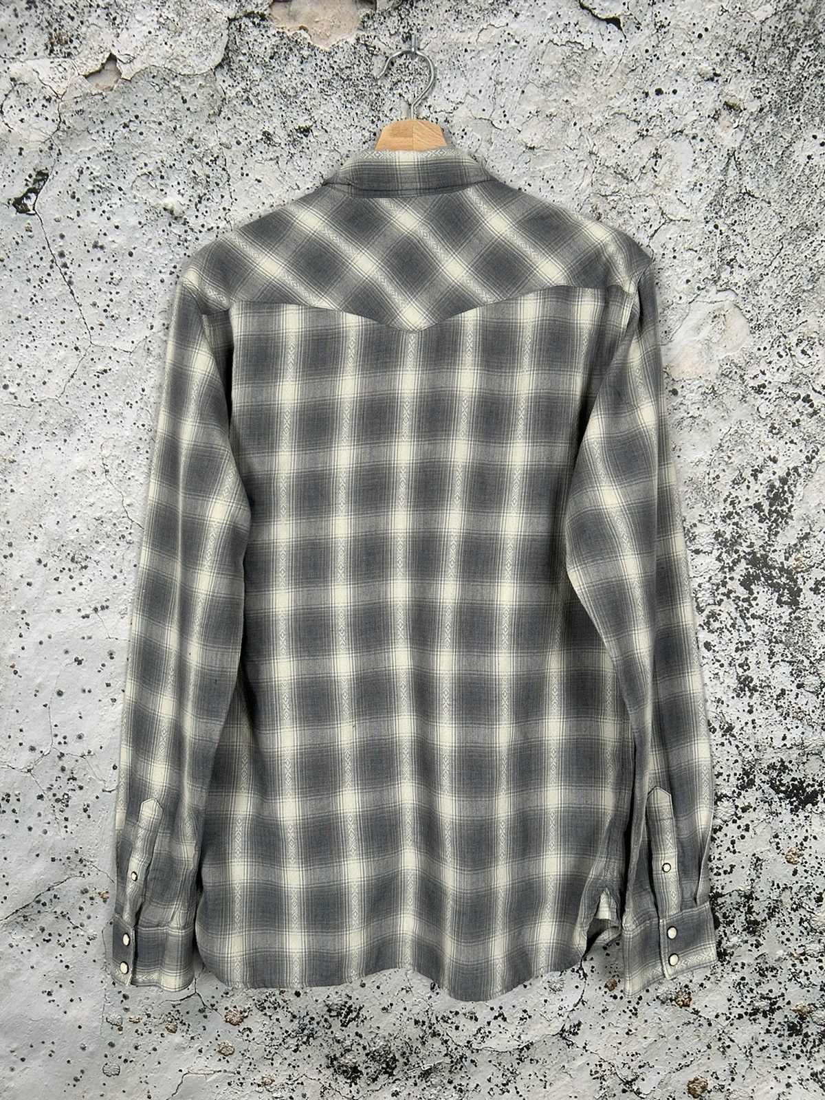 Allsaints Vintage Allsaints Checkered Shirt Button Ups Hype Japanese Size US S / EU 44-46 / 1 - 4 Thumbnail