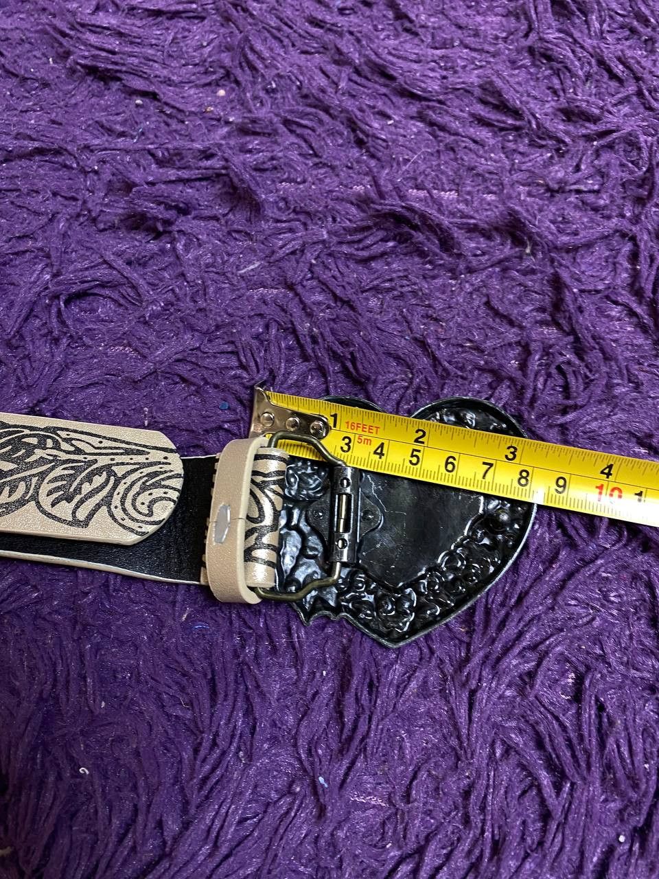 Japanese Brand × Vintage Vintage leather rhinestones belts BB Simon style punk y2k Size ONE SIZE - 6 Thumbnail