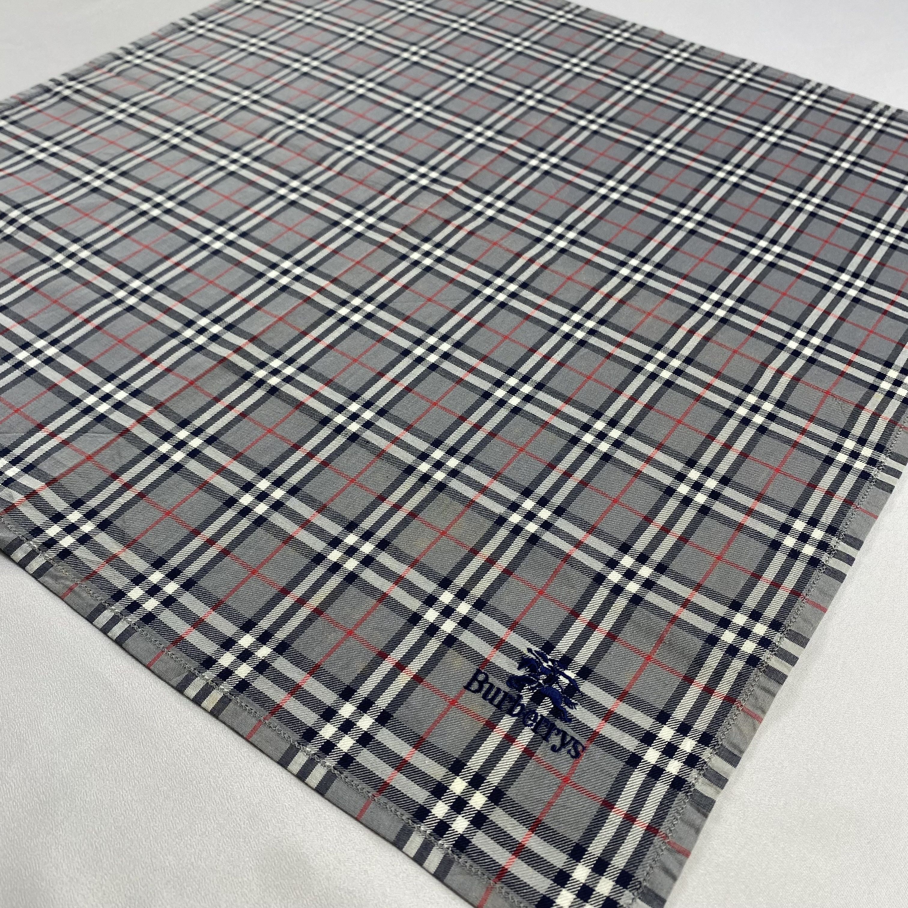 Burberry × Vintage Burberry Handkerchief / Neckerchief / Bandana-P1664 Size ONE SIZE - 2 Thumbnail