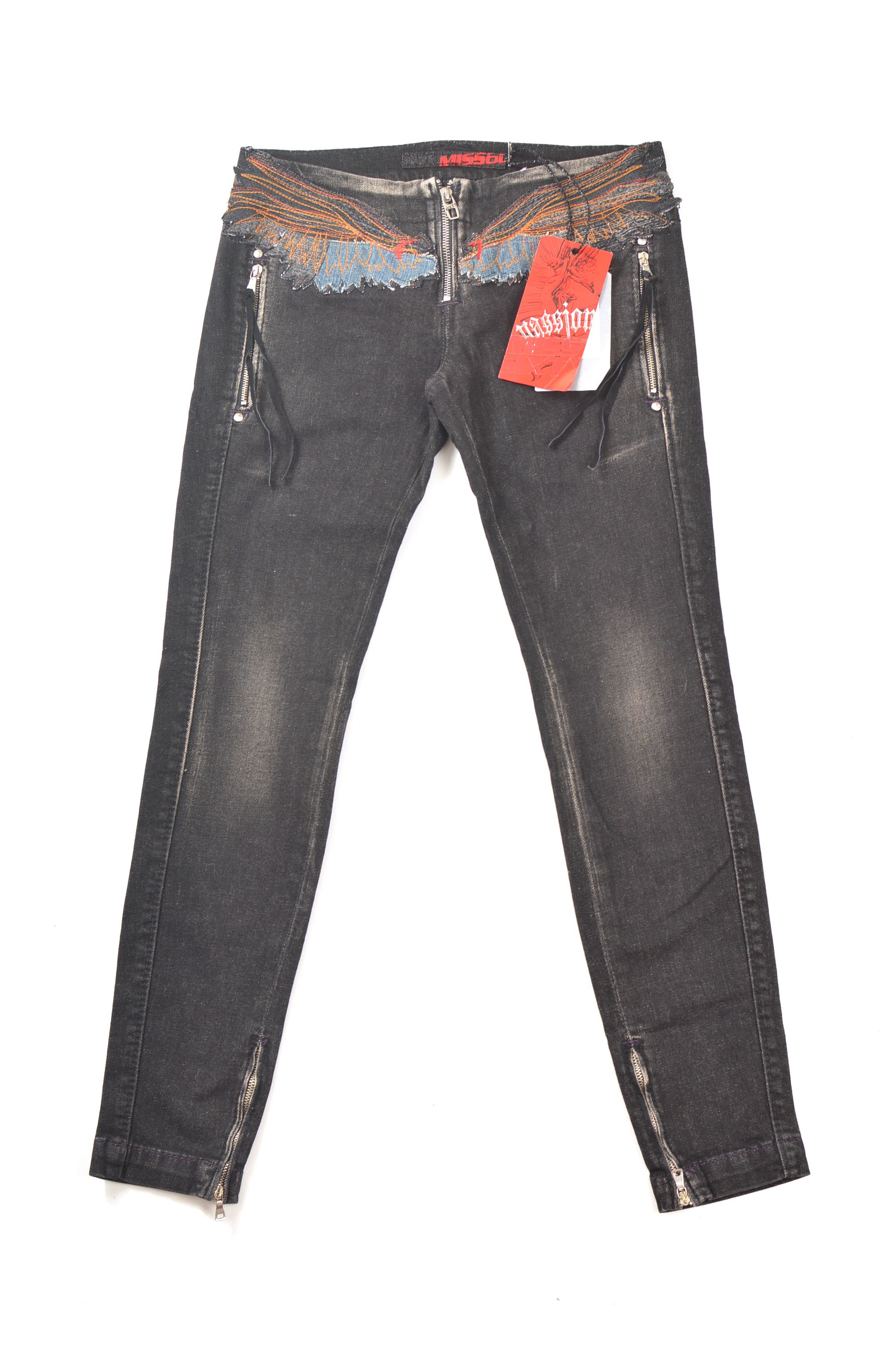 Miss Sixty × Vintage Miss Sixty 60 Fly J-Lot Trousers Vintage Y2K Denim Jeans Size 27" / US 4 / IT 40 - 1 Thumbnail