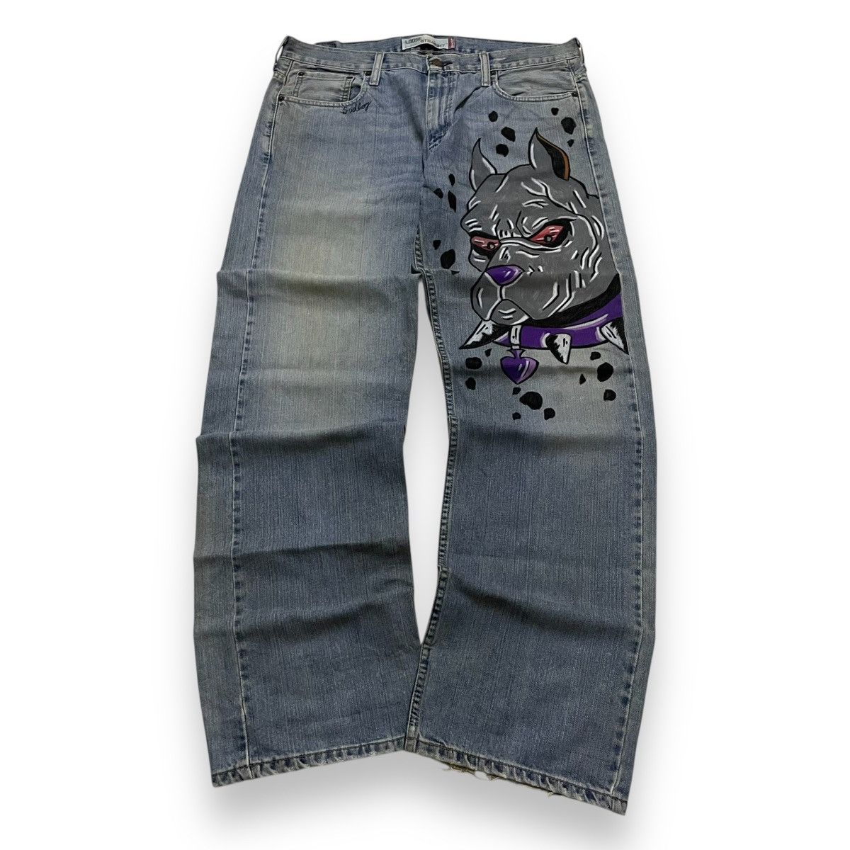Levi's ORIGINAL LEVIS LOT569 LOOSE STRAIGHTCUT CUSTOM (37×45) Size US 37 - 2 Thumbnail