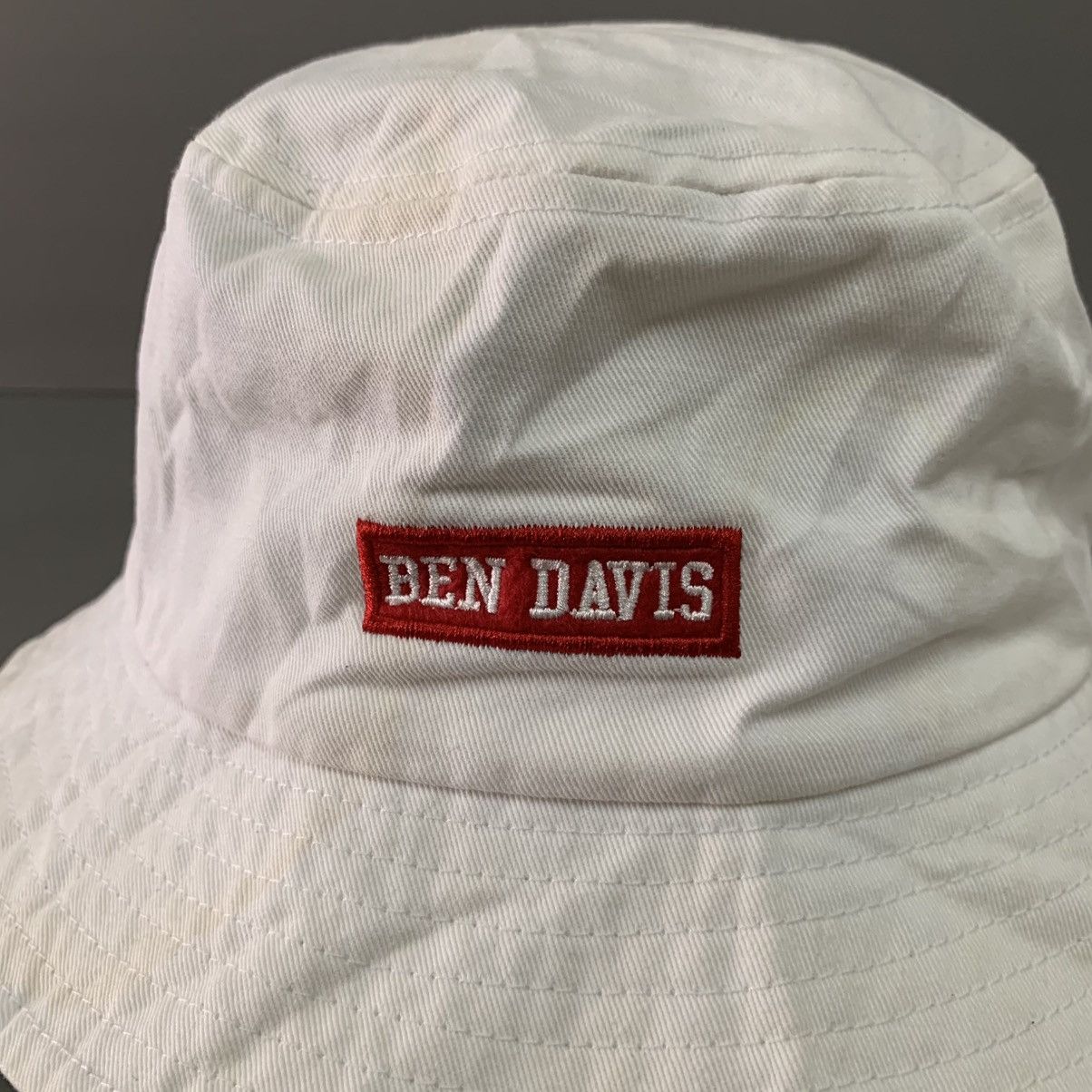 Ben Davis Ben Davis White Hats Size ONE SIZE - 2 Thumbnail
