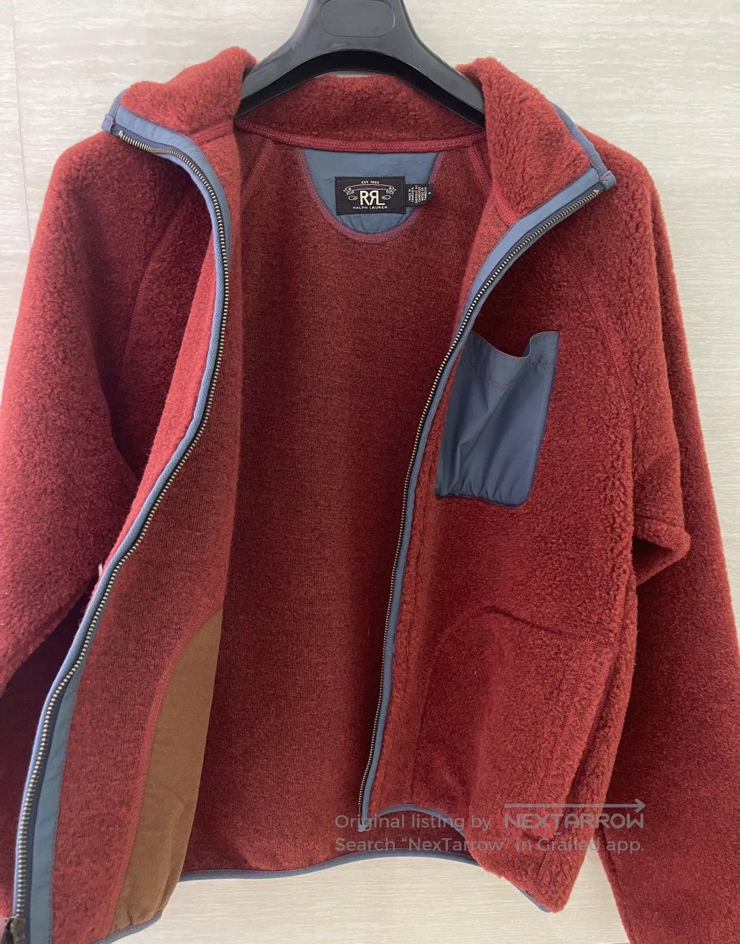 RRL Ralph Lauren RRL Ralph Lauren Red Wool Jacket. Size US M / EU 48-50 / 2 - 2 Thumbnail