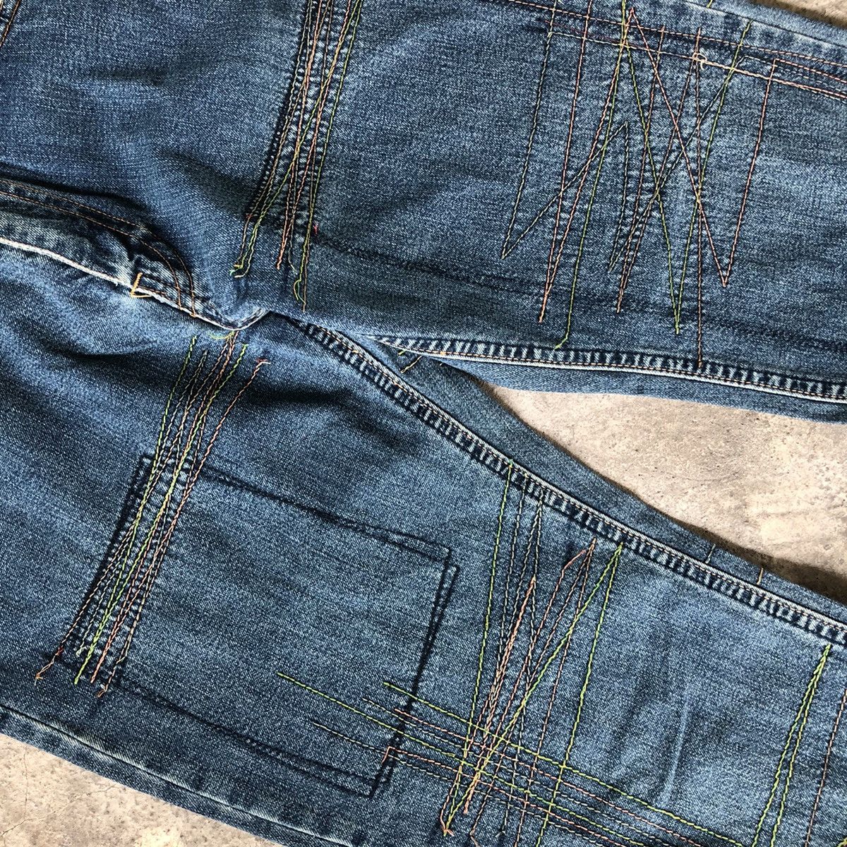 Hysteric Glamour Hysteric glamour Stitched Denim Flare Size US 28 / EU 44 - 5 Thumbnail