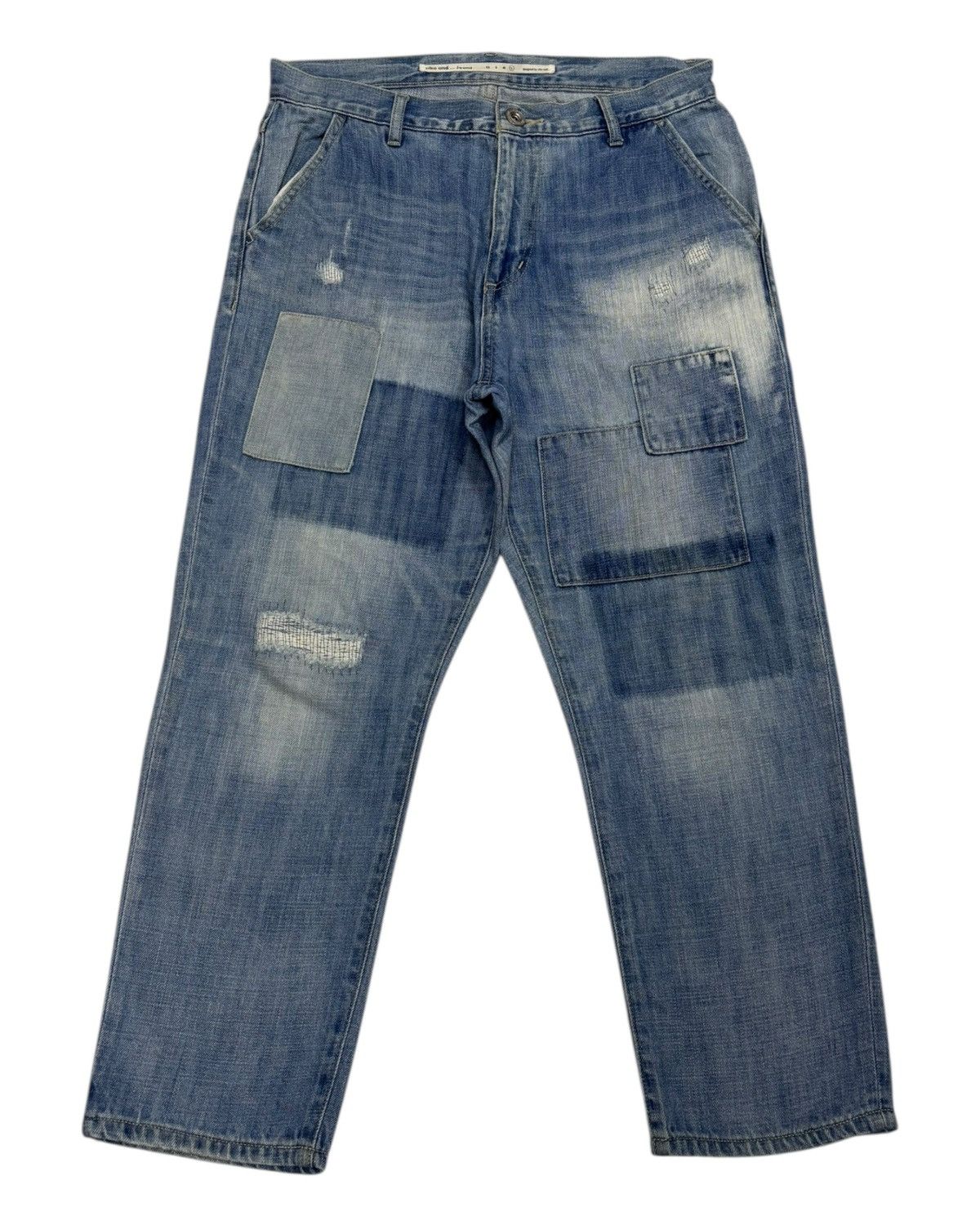 Hysteric Glamour × Japanese Brand × Kapital Vintage Niko And Patchwork Cropped Jeans Size US 32 / EU 48 - 1 Thumbnail