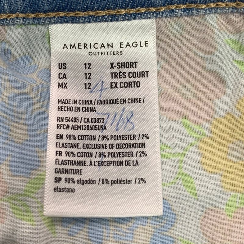American Eagle Outfitters New American Eagle Womens Size 4 90s Boyfriend Short Jorts Size 27" / US 4 / IT 40 - 4 Thumbnail