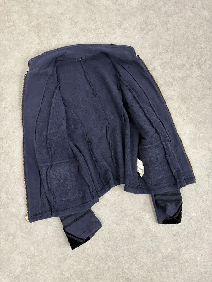 Polo Ralph Lauren 2010s Ralph Lauren Navy & Black Velvet Officer Jacket Size M / US 6-8 / IT 42-44 - 7 Thumbnail