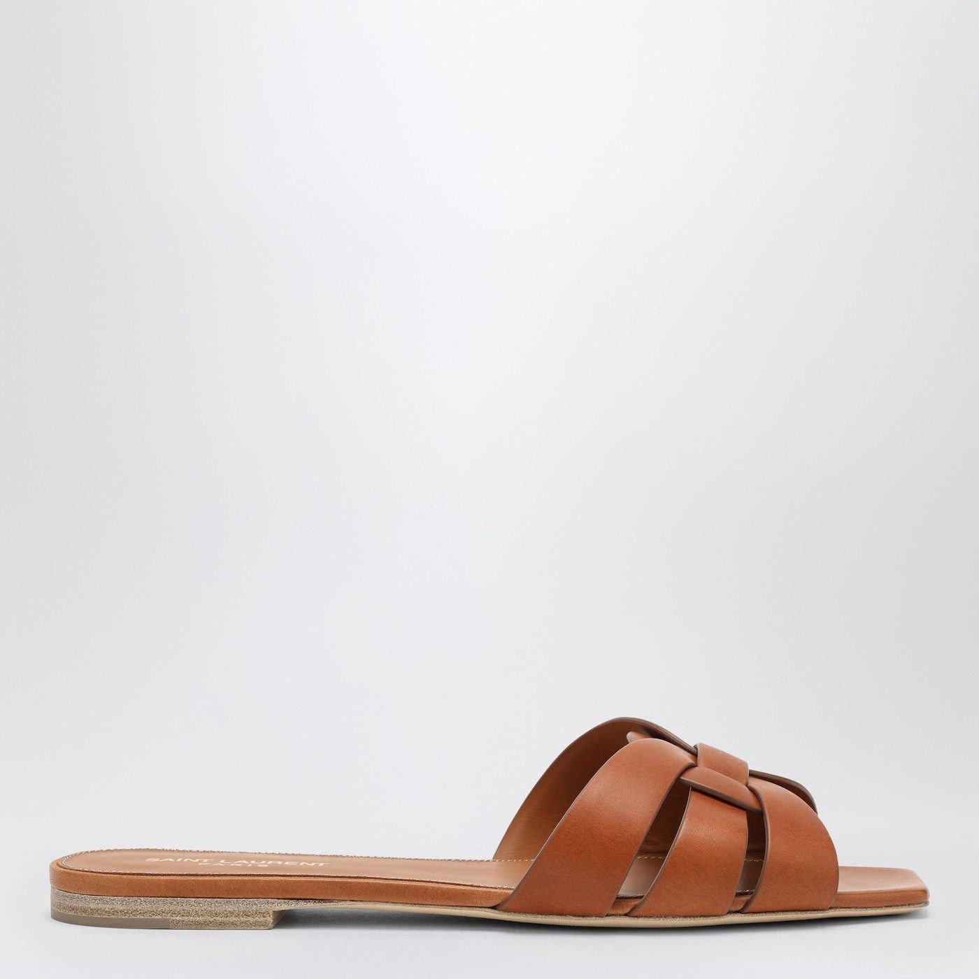 Saint Laurent Paris Saint Laurent Brown Tribute Sandals Size US 8 / IT 38 - 1 Thumbnail