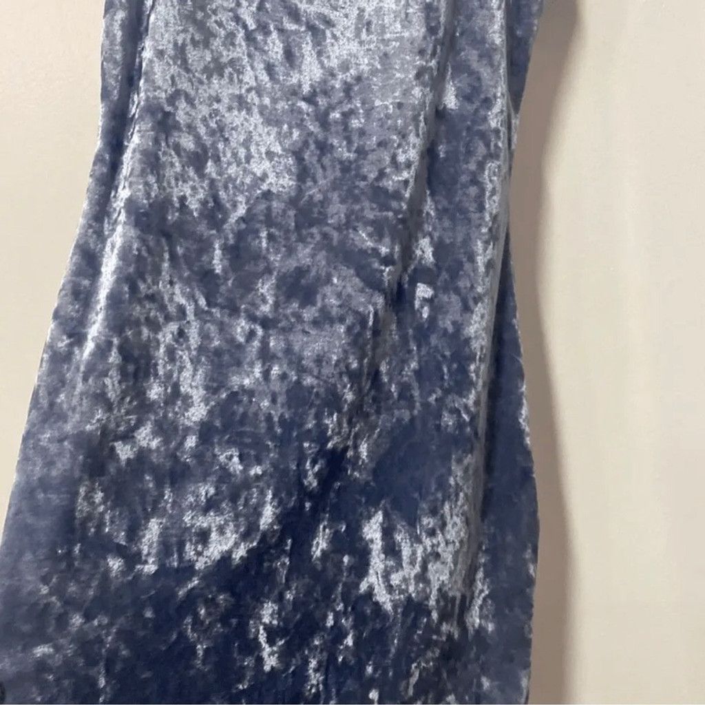 Armor-Lux Light Blue Velvet Body Con Dress Size S / US 4 / IT 40 - 3 Thumbnail