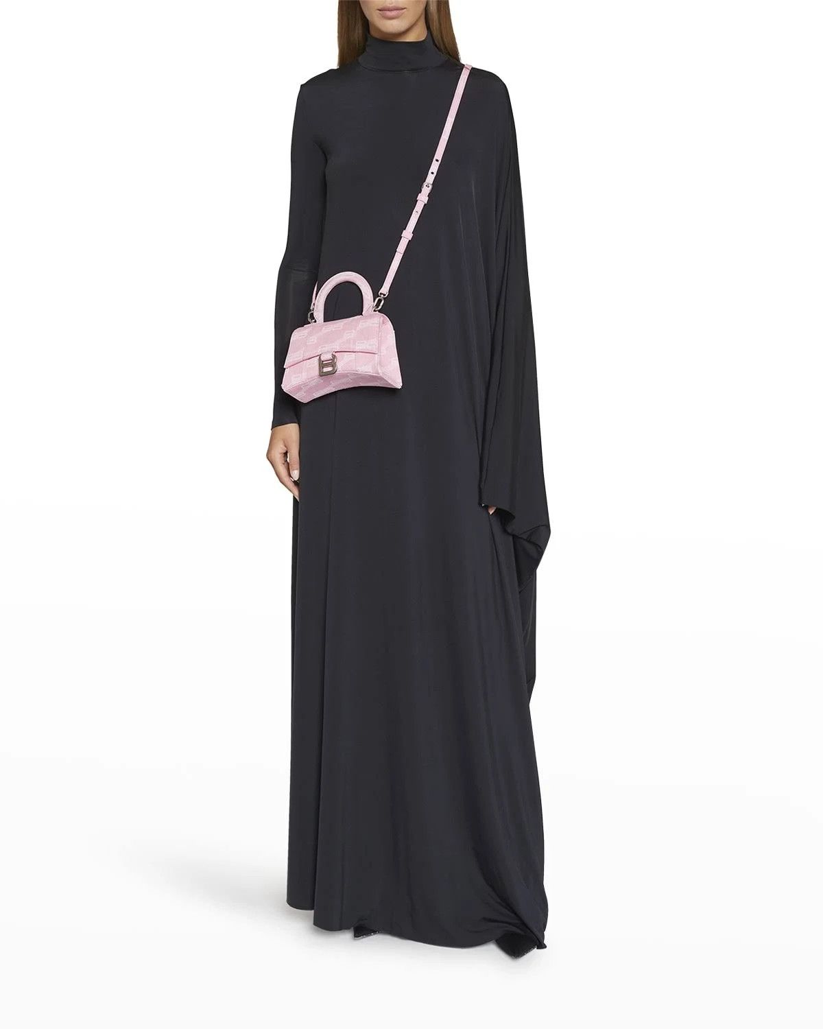 Balenciaga o1bcso1str1124 Size: OS / Hourglass XS Top Handle Bag Pink Size ONE SIZE - 2 Thumbnail