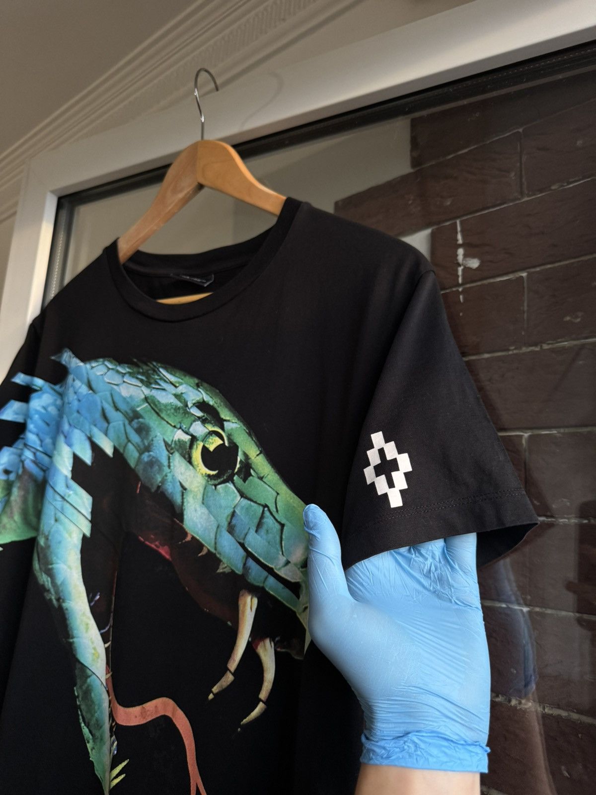 Marcelo Burlon Rare Marcelo Burlon Snake Logo shirt Size US M / EU 48-50 / 2 - 6 Thumbnail