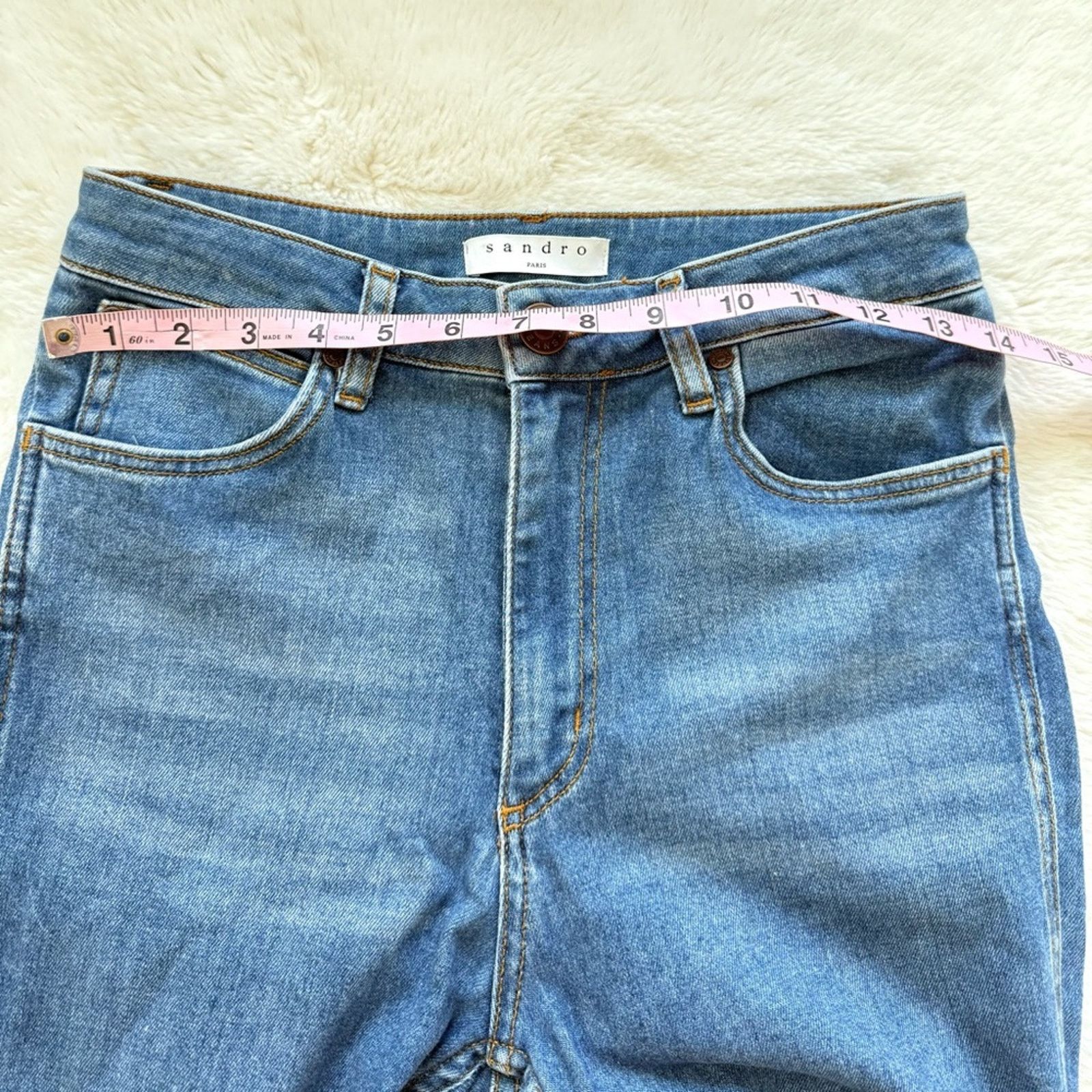 Sandro women skinny jeans size 38 or 6 US