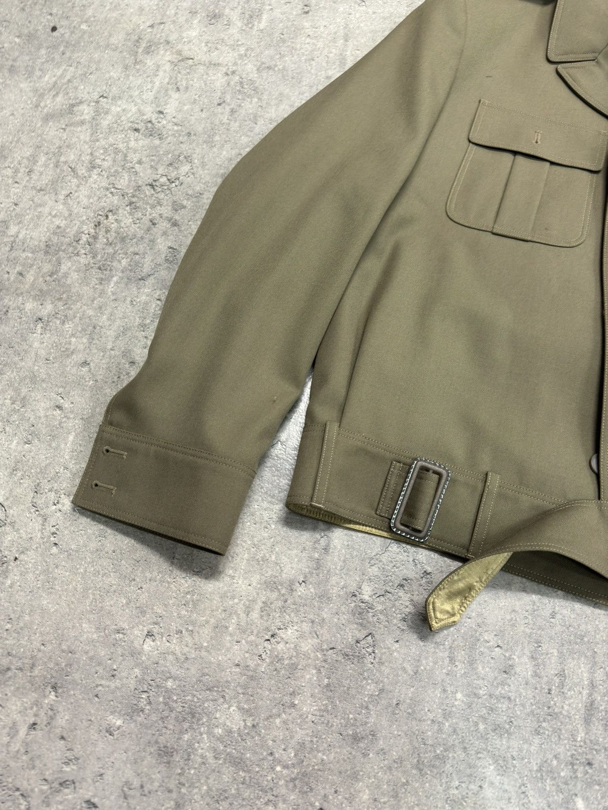 Japanese Brand ᶠᵃⁿᶜʸᵍᵘʸ BOXY Vintage Military Jacket Cropped 90s Polizei Size US L / EU 52-54 / 3 - 2 Thumbnail