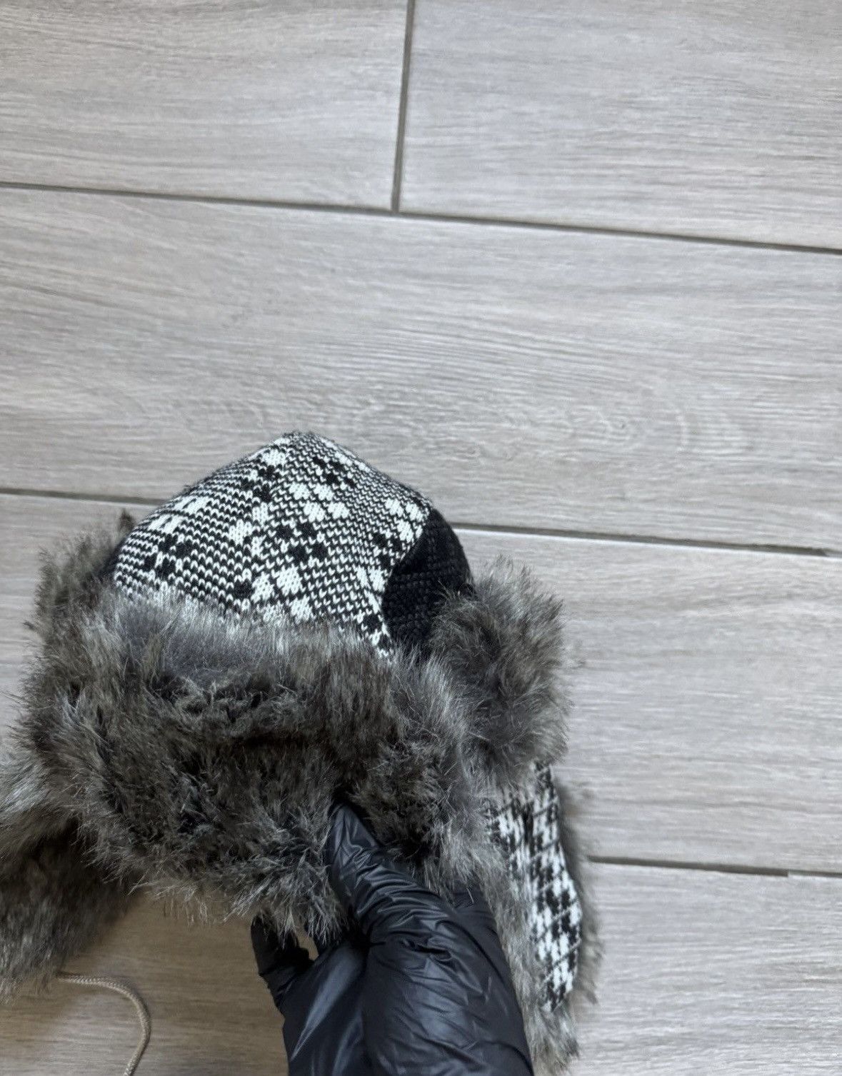 Vintage Y2K HYPE FUZZY MOHAIRE AVIATOR USSR USHANKA HAT Size ONE SIZE - 6 Thumbnail