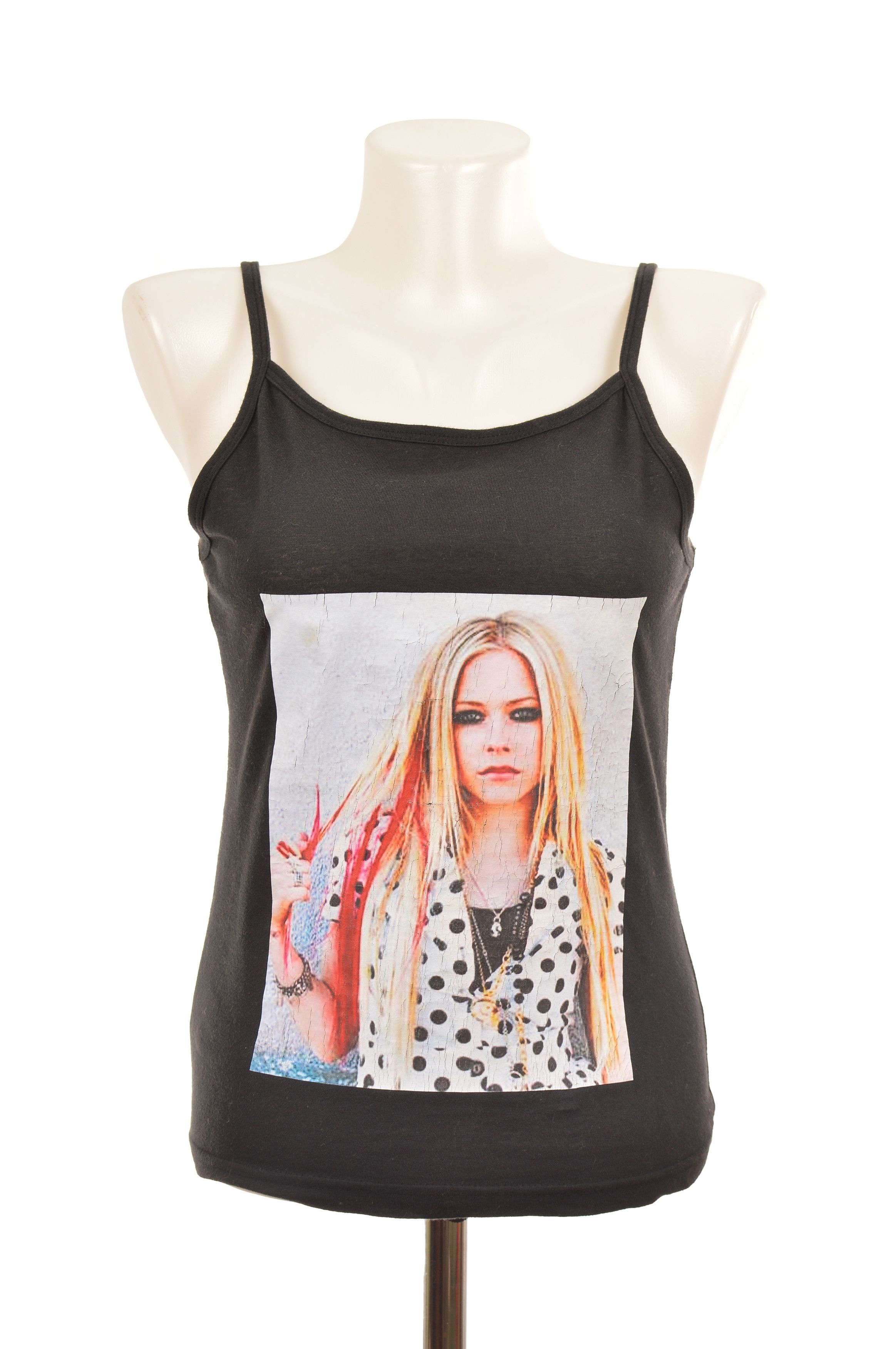 Jerzees Jerzees Avril Lavigne Vintage Y2K Womens Tank Top Size M / US 6-8 / IT 42-44 - 1 Thumbnail