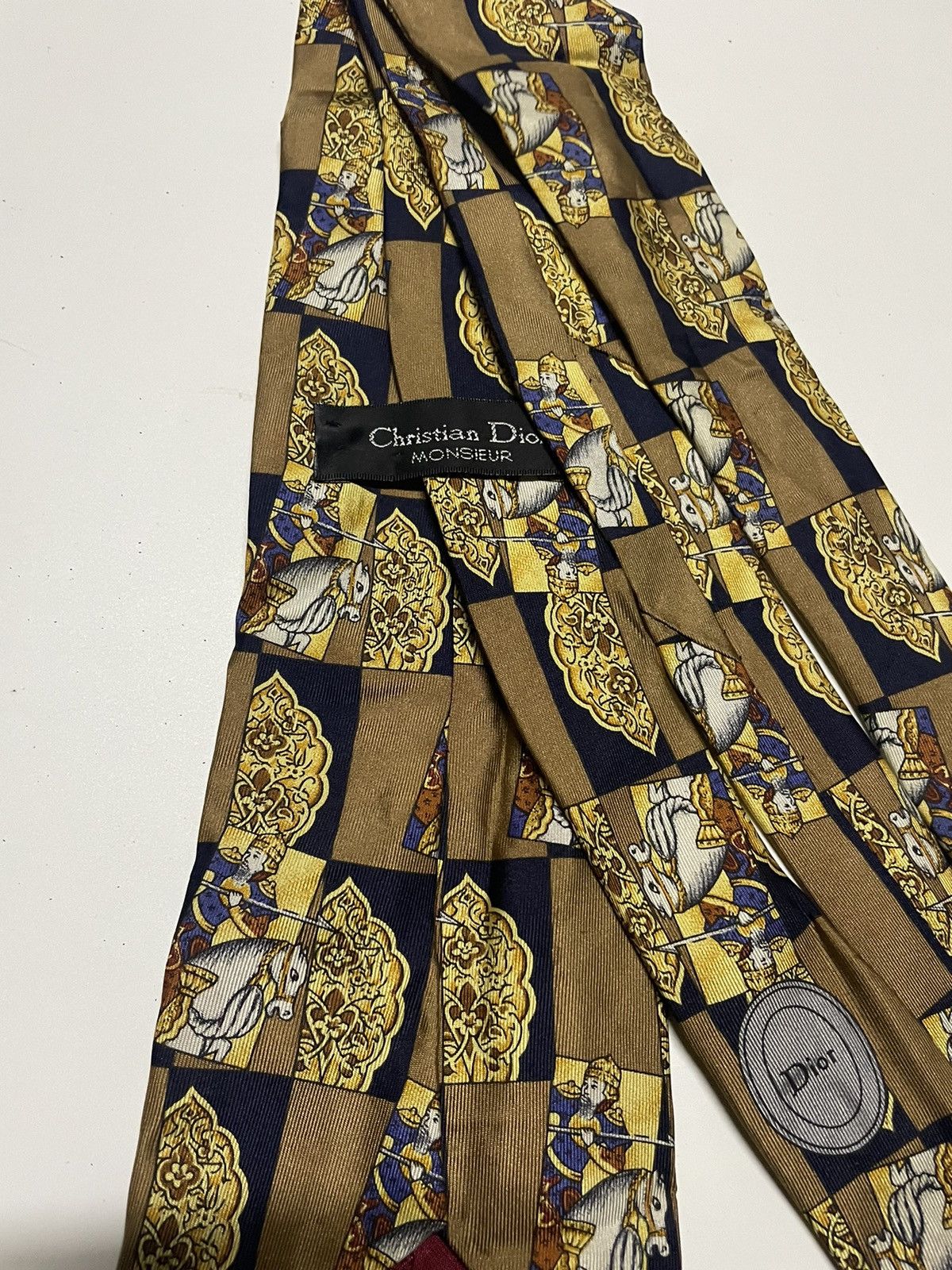 Dior Vintage Christian Dior Tie Size ONE SIZE - 3 Thumbnail