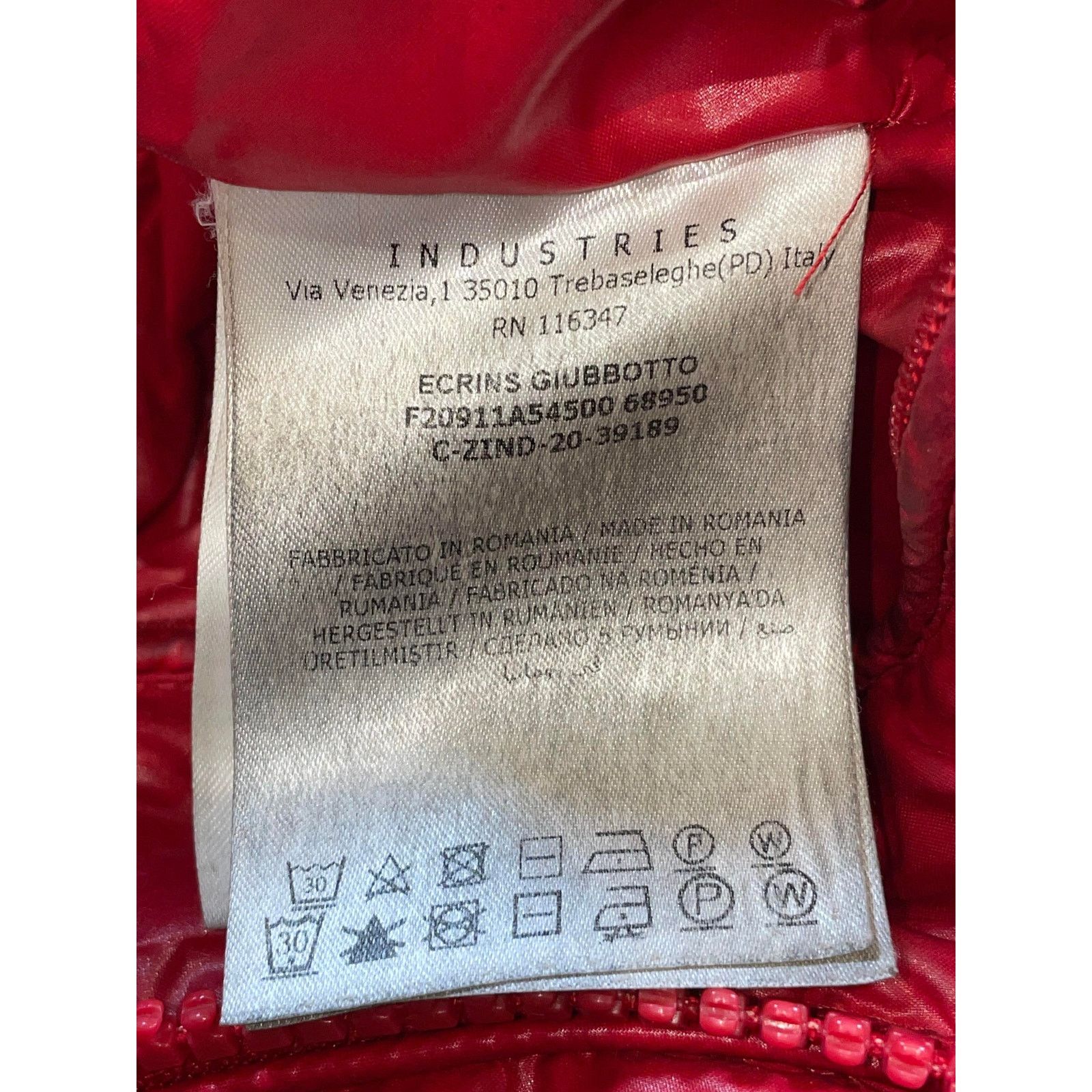 Moncler Moncler Maya Red Puffer Jacket Size US L / EU 52-54 / 3 - 13 Thumbnail