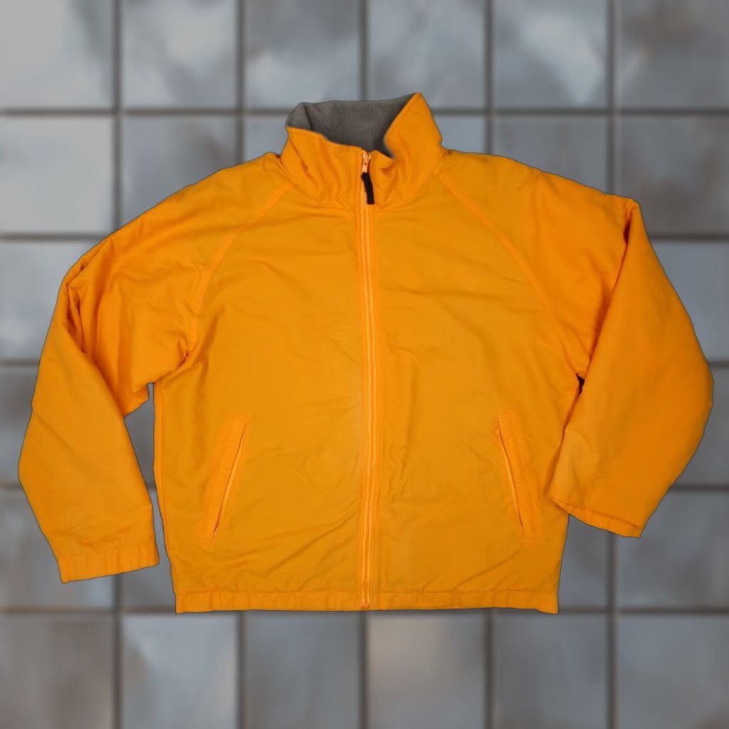 Vintage Cabela's Jacket Mens Medium Yellow Full Zip Fleece Lined Nylon Polyester Pockets Outdoor Hiking Travel Windbreaker All Seasons Size US M / EU 48-50 / 2 - 1 Thumbnail