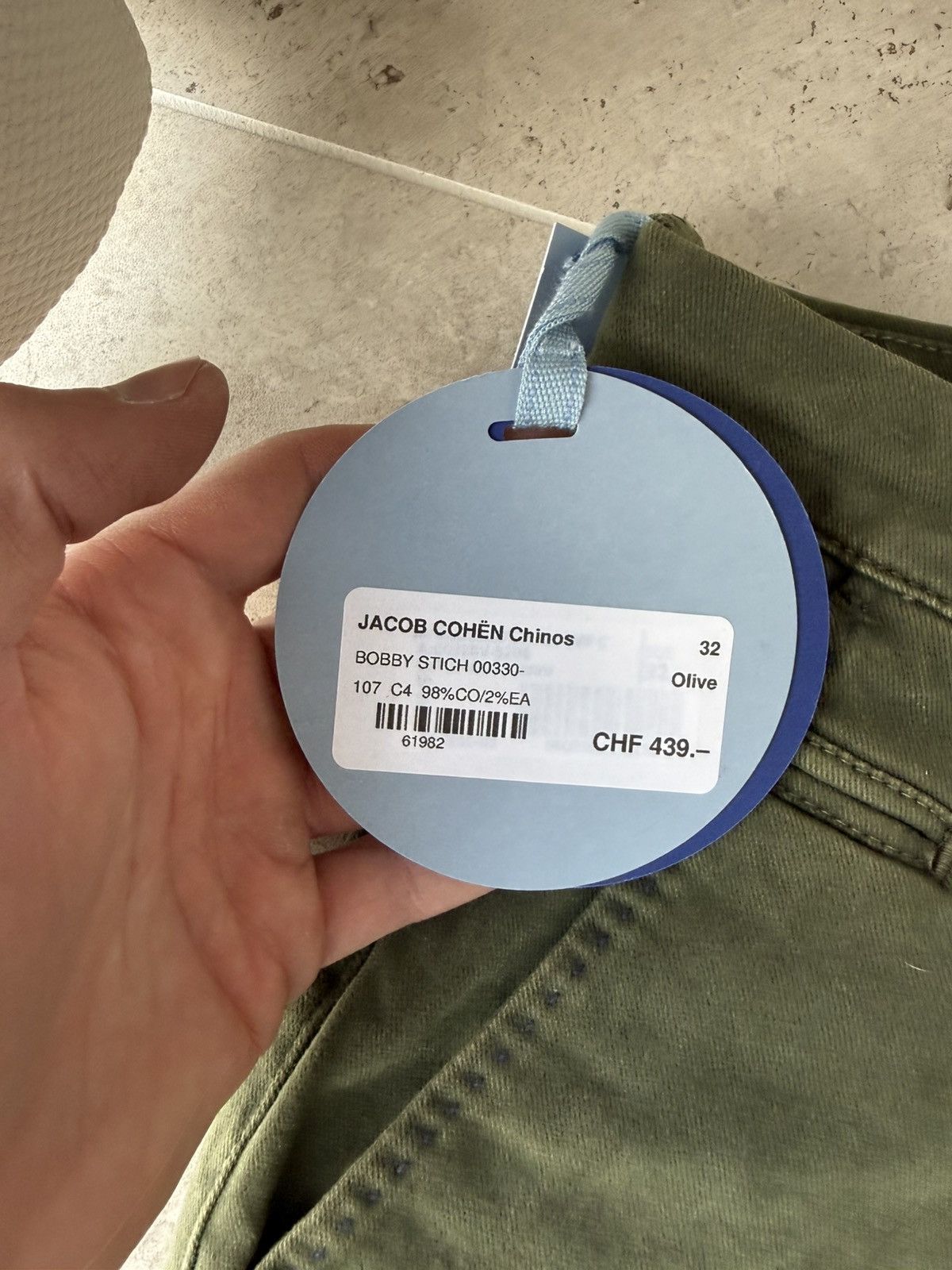Jacob Cohen JACOB COHEN Comfort Bobby Chino Pants Size US 32 / EU 48 - 4 Thumbnail