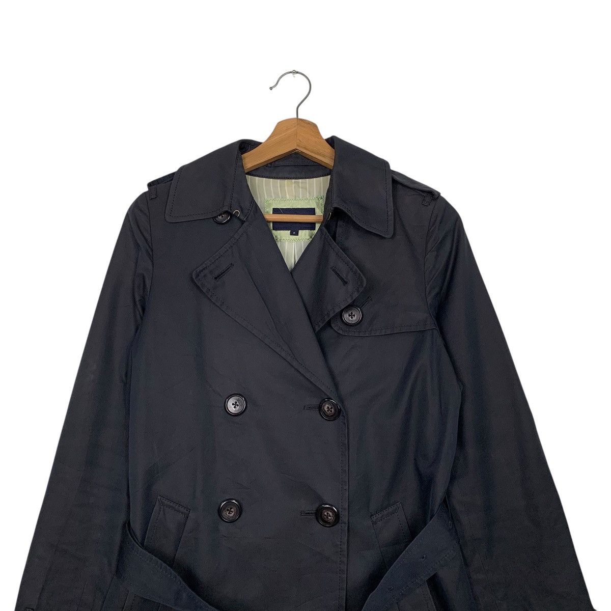 SHIPS Japanese Brand Ships Double Breasted Trenchcoat Size M / US 6-8 / IT 42-44 - 2 Thumbnail