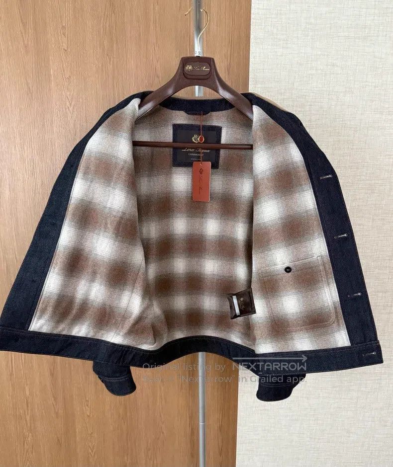 Loro Piana Loro Piana Cashmere Denim Jacket Size US L / EU 52-54 / 3 - 4 Thumbnail