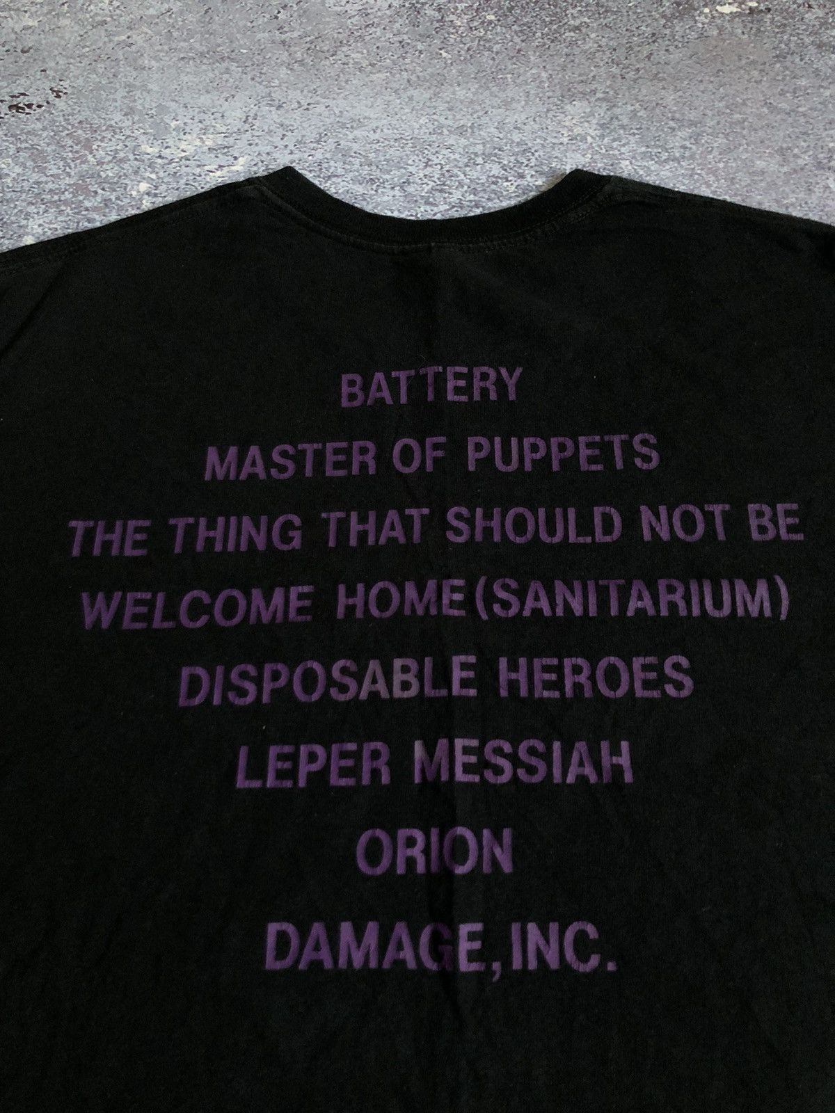Metallica × Vintage Vintage Metallica Master Of Puppets 2007 t-shirt Size US M / EU 48-50 / 2 - 7 Thumbnail