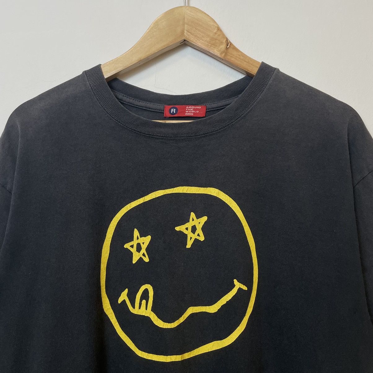 Band Tees × Vintage Vintage Y2K Thrashed Nirvana Parody Tee Shirt Size US L / EU 52-54 / 3 - 2 Thumbnail