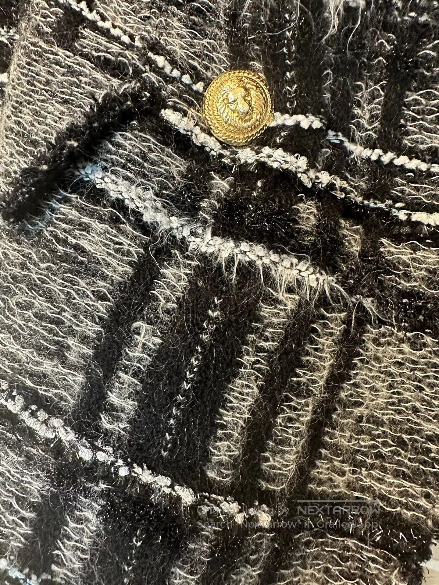 Balmain balmain wool blend blazer with unique pattern. Size US S / EU 44-46 / 1 - 2 Thumbnail