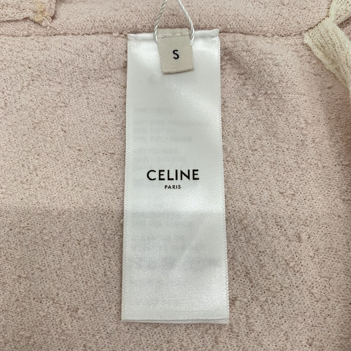 Celine Celine Pink Triomphe Embroidered Drawstring Mini Skirt K26WX Size 27" / US 4 / IT 40 - 7 Thumbnail