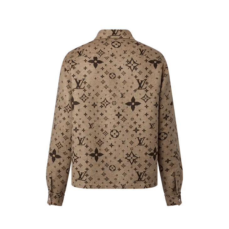 Louis Vuitton Monogram Double Face Wool, Silk and Cashmere Blend Overshirt Size US L / EU 52-54 / 3 - 3 Thumbnail
