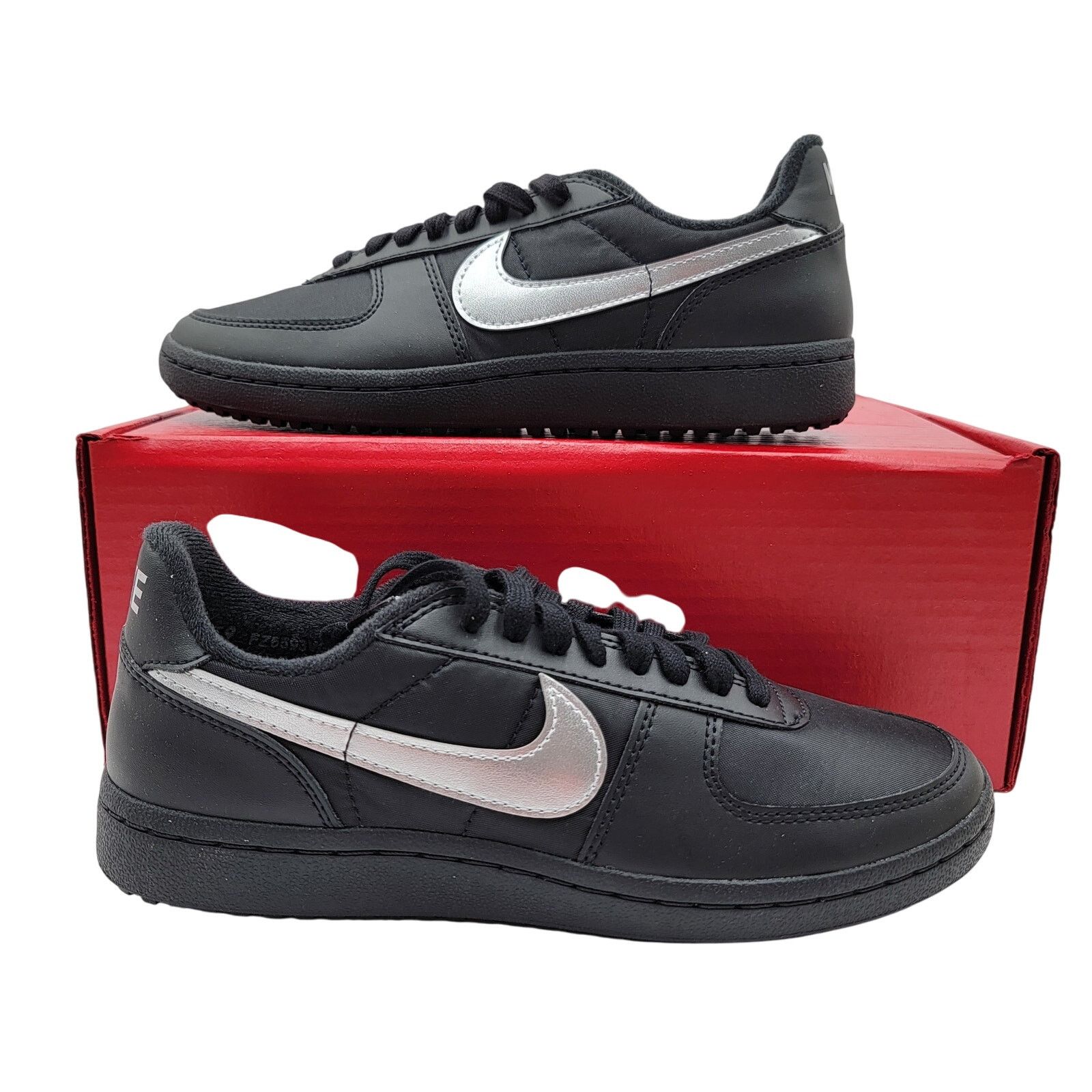 Nike Nike Field General 82 Black Silver - Women's Size 9 - New Size US 9 / IT 39 - 1 Thumbnail