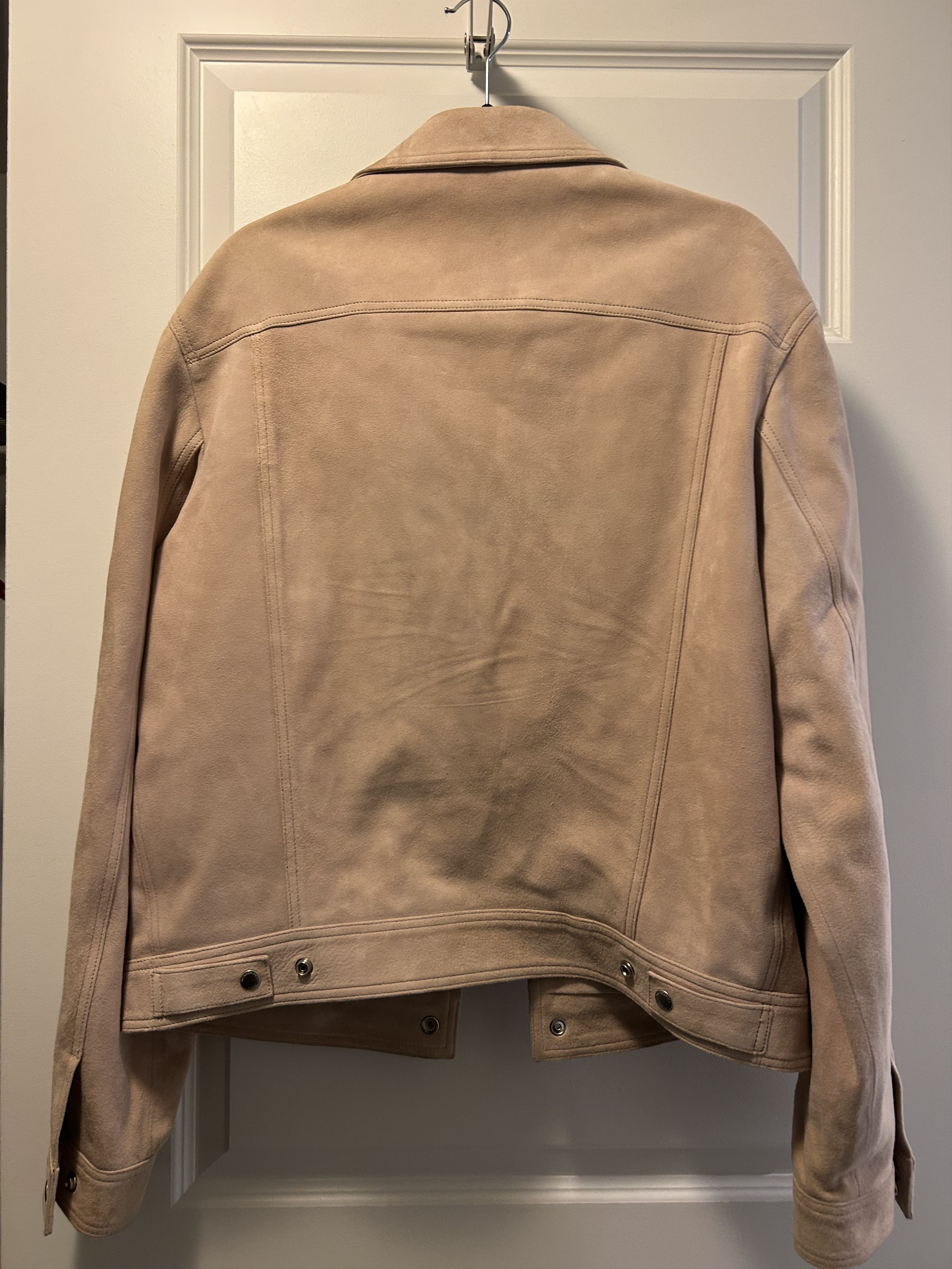The Kooples Pink Suede Jacket Size US L / EU 52-54 / 3 - 2 Thumbnail
