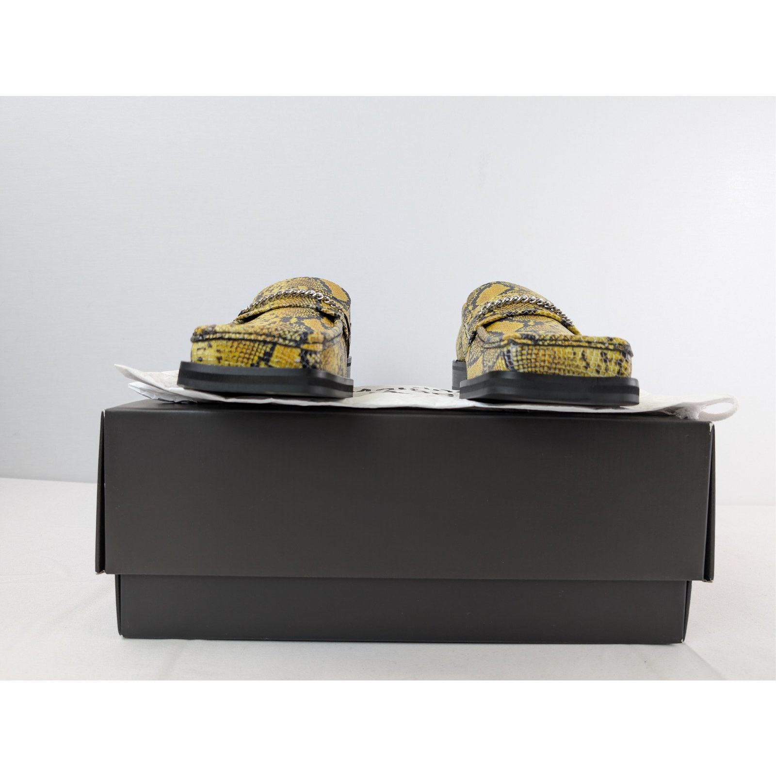 Martine Rose o1rshd1 Embossed Leather Square Toe Loafers in Yellow Size US 9 / EU 42 - 17 Thumbnail
