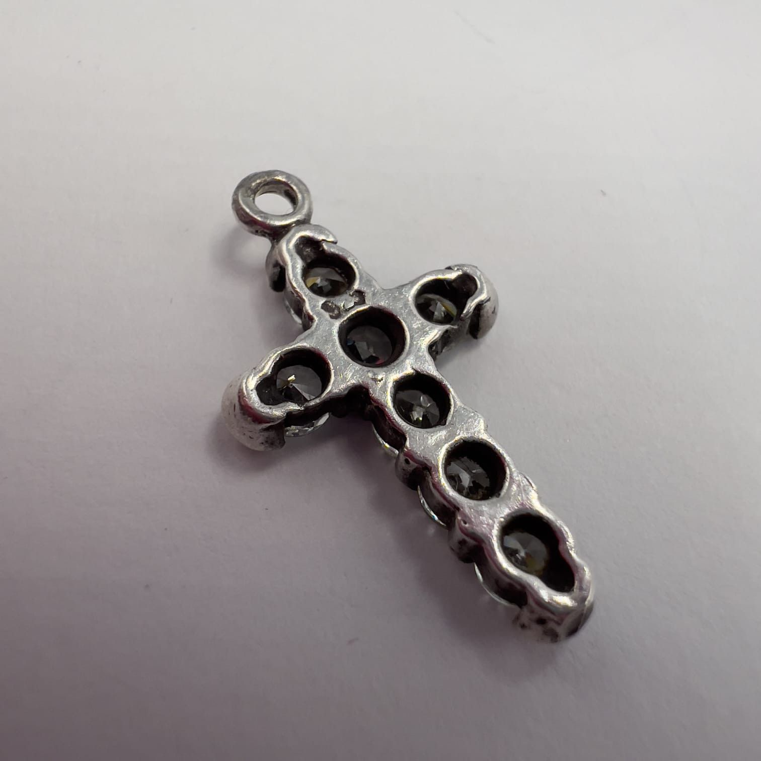 Vintage Vintage Sterling Silver 925 Cross Pendant 1.17g Size ONE SIZE - 8 Thumbnail