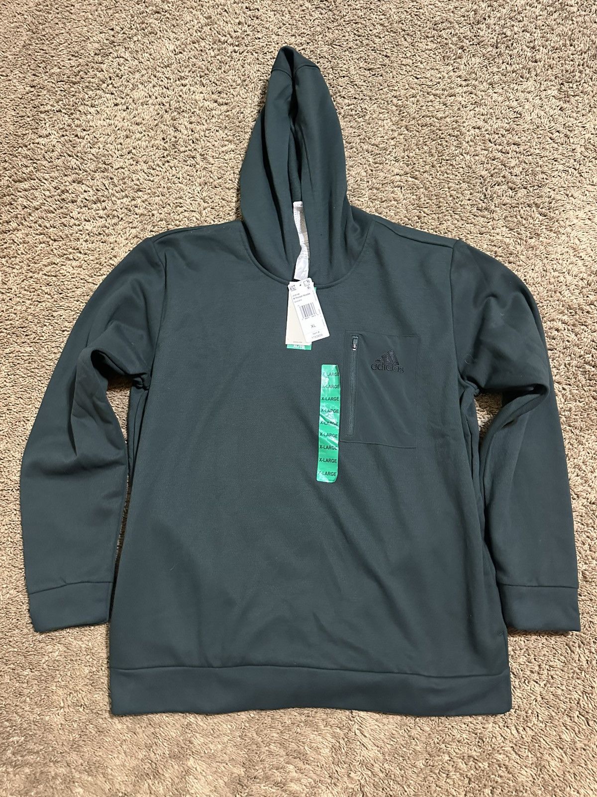 Adidas Vintage Adidas kangaroo pockets hoodie 00s size XL Size US XL / EU 56 / 4 - 1 Thumbnail