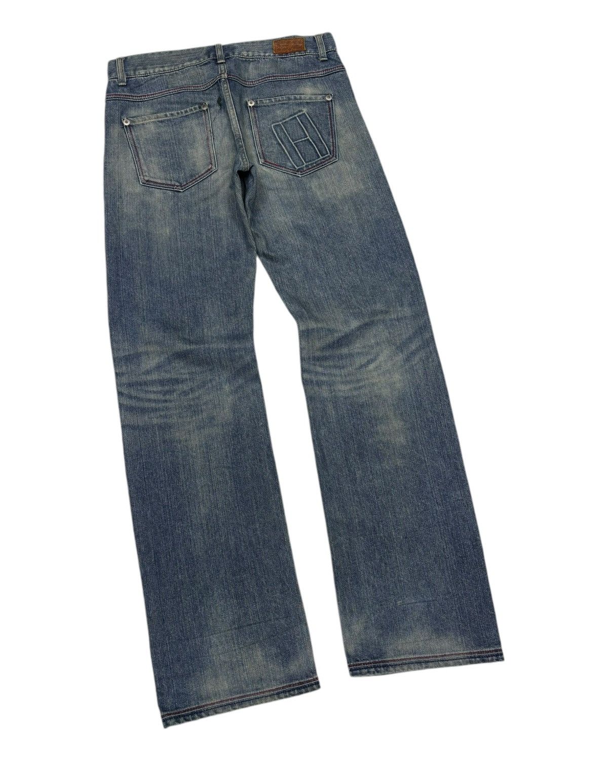 Hysteric Glamour × Tommy Hilfiger Tommy Hilfiger Straight Cut Blue Denim Jeans Size US 32 / EU 48 - 3 Thumbnail
