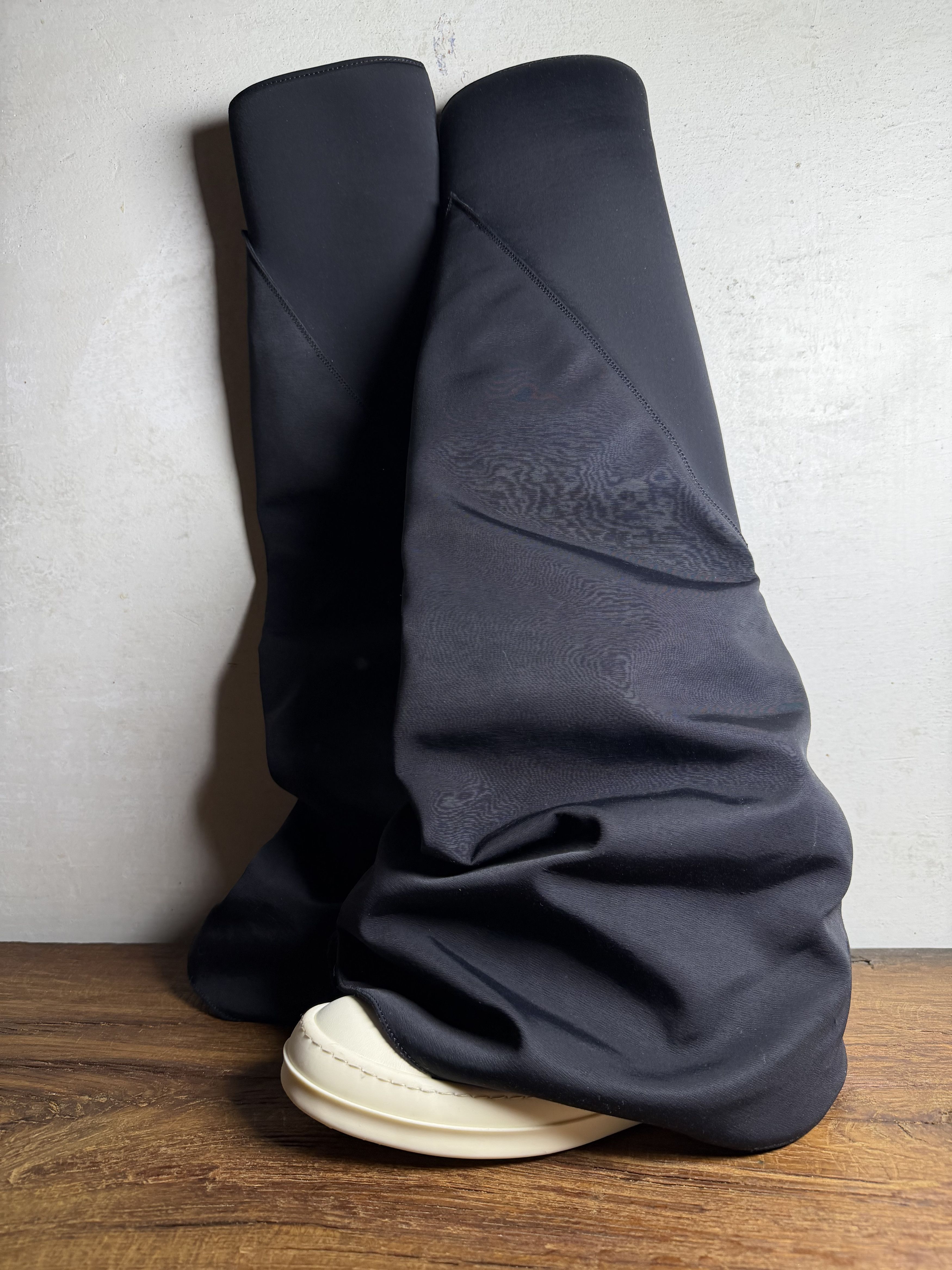 Rick Owens Drkshdw Rick Owens DRKSHDW Black Fetish Sneakers Size US 9 / IT 39 - 2 Thumbnail
