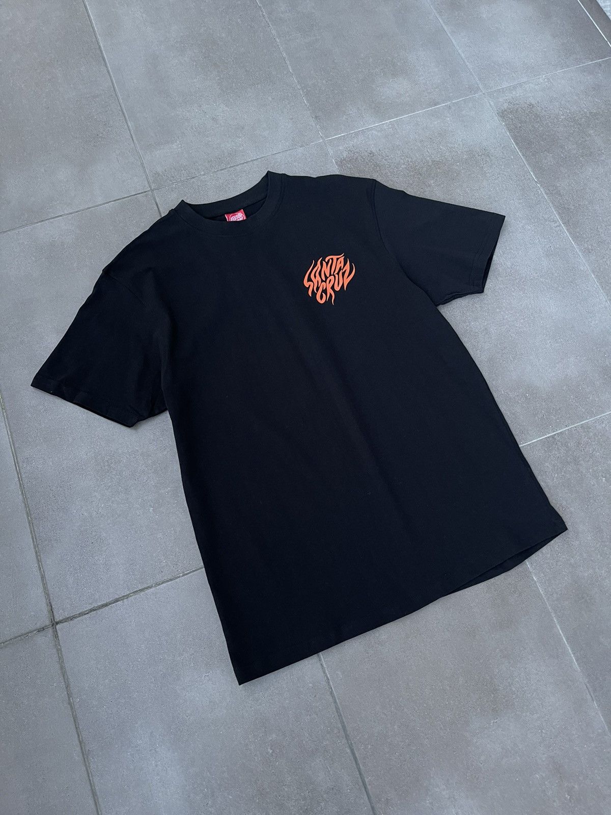 Santa Cruz Skateboards !DS! Santa Cruz Salba Tiger Hand Black Short Sleeve T-Shirt Size US M / EU 48-50 / 2 - 5 Thumbnail