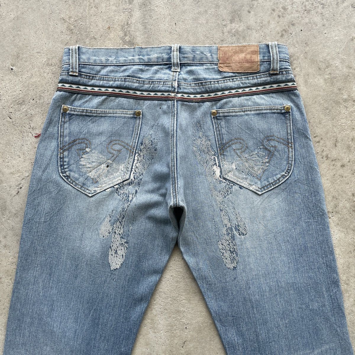 Vintage Vintage Geronimo Faded Distressed Jeans Pants Denim W34 Size US 34 / EU 50 - 11 Thumbnail