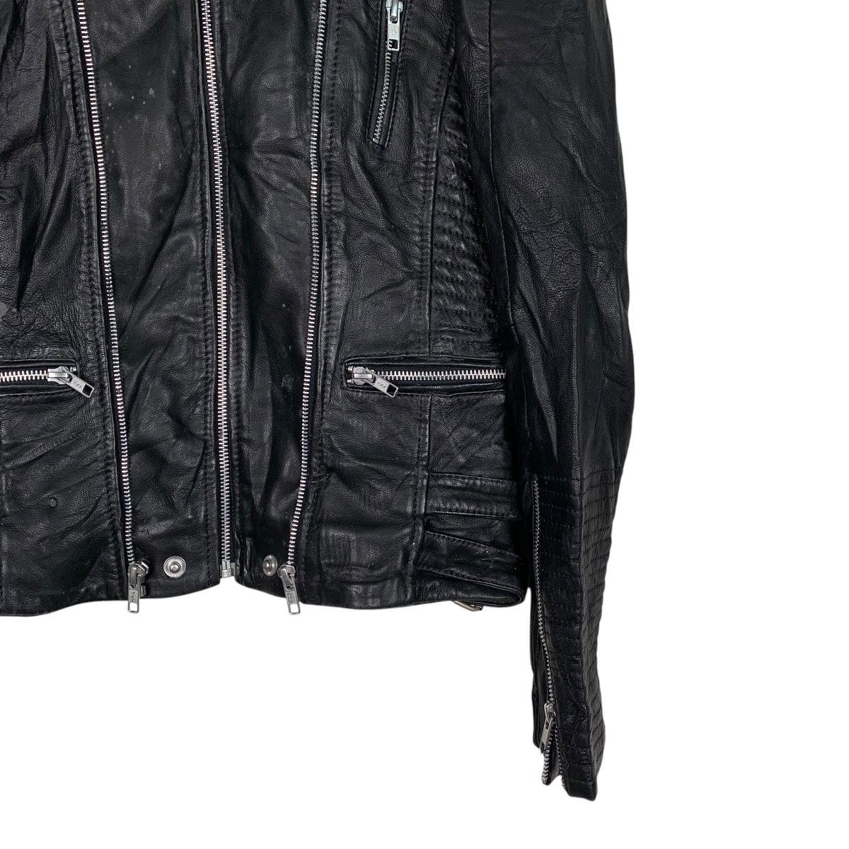 Japanese Brand Stephanie Vaille Women Biker Leather Jacket Size S / US 4 / IT 40 - 4 Thumbnail