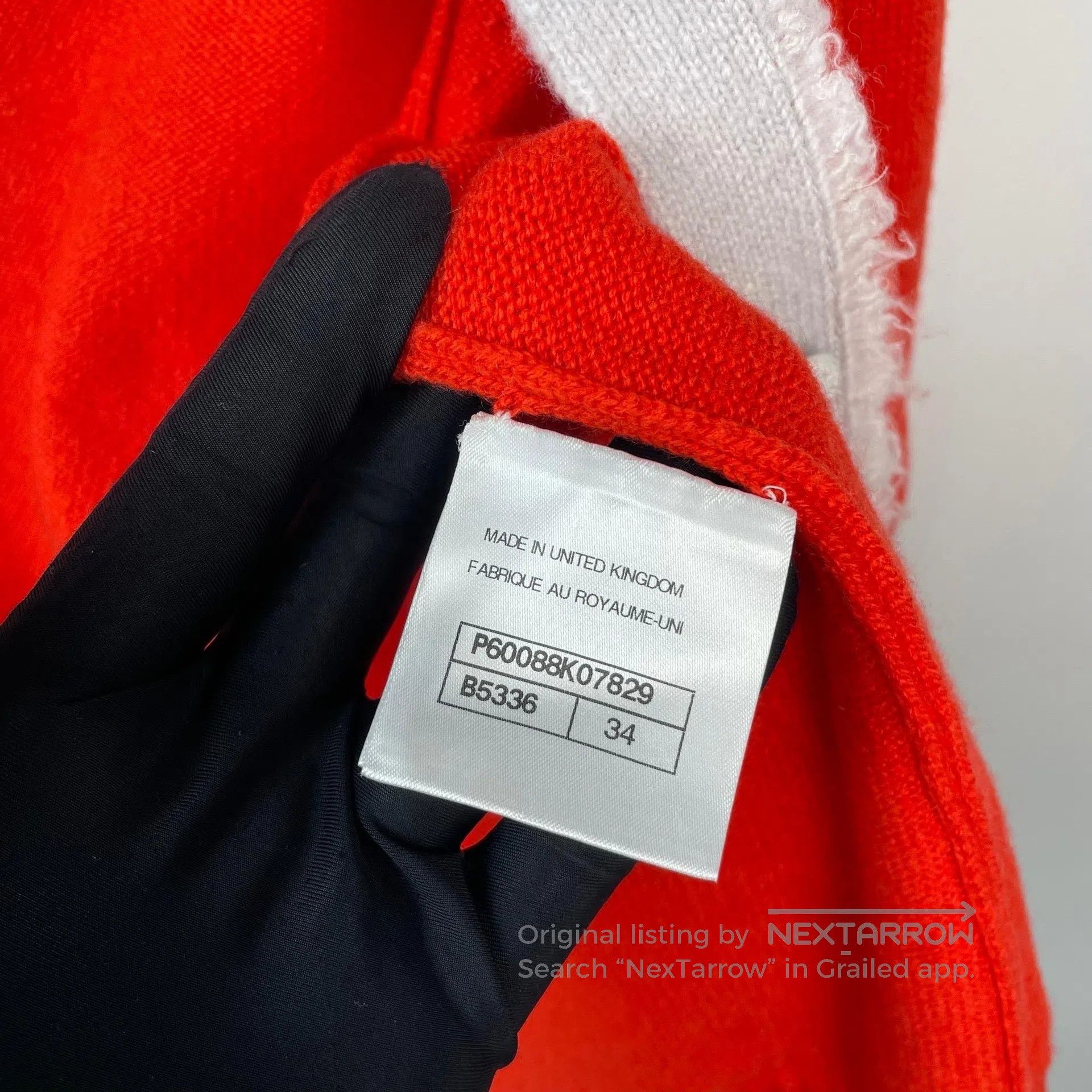 Chanel Chanel Red Cashmere Knit Cardigan| Size XXS / US 00 / IT 34 - 5 Thumbnail